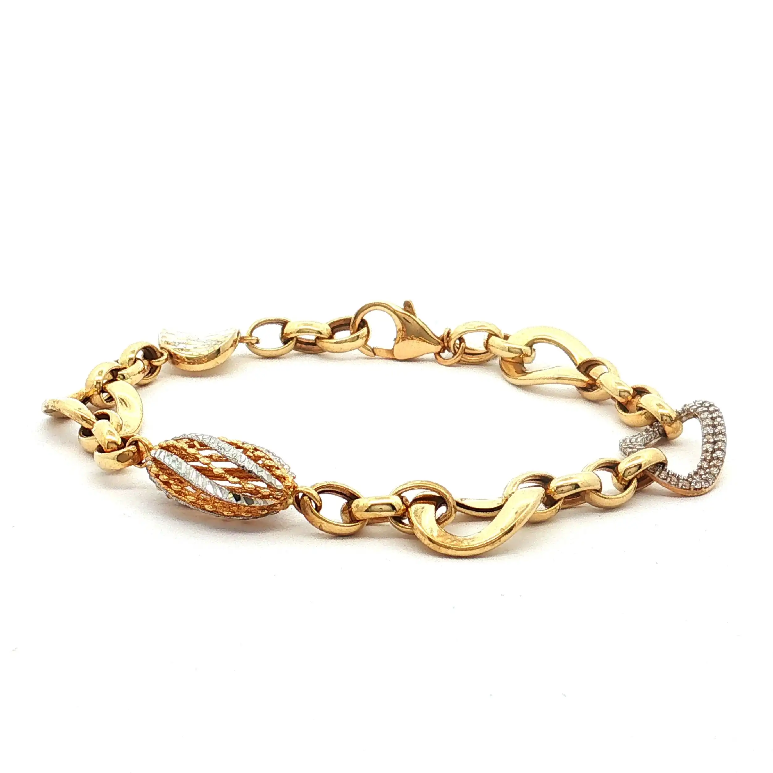 Armband Bicolor mit Zirkonia