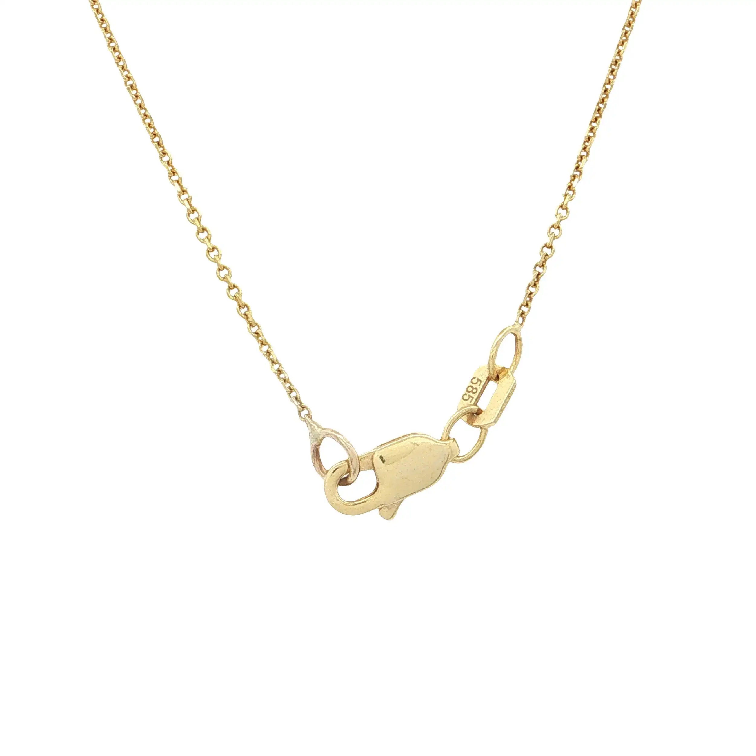 Kette Gelbgold mit Anhänger Nazar-Auge Kette Gelbgold mit Anhänger Nazar-Auge