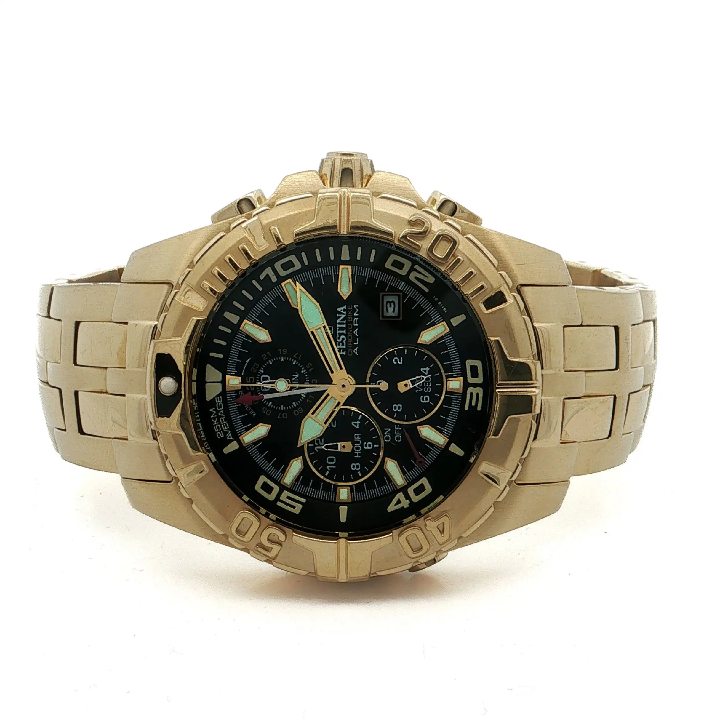 Herrenuhr Festina Sport Chrono Bike vergoldet