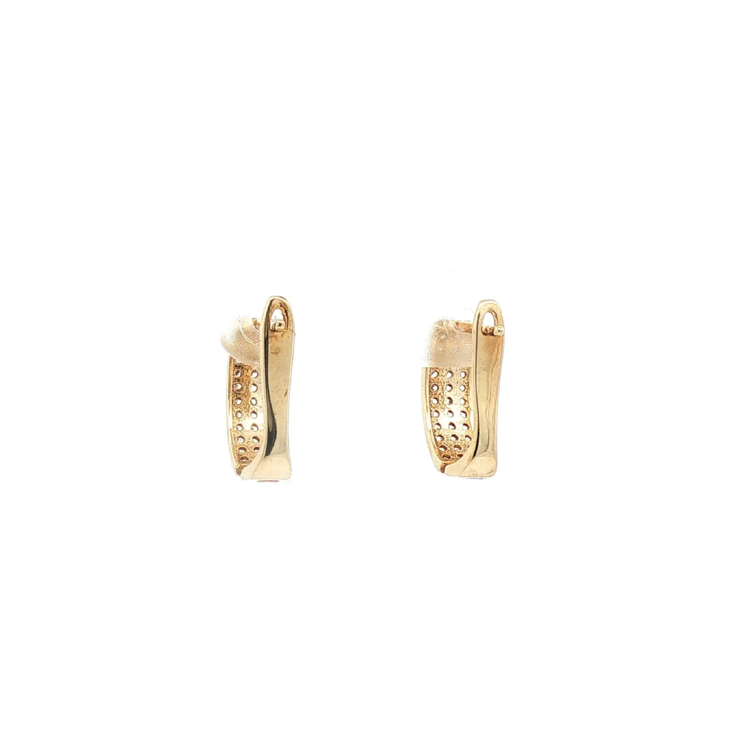 Ohrringe Gelbgold mit Zirkonia Ohrringe Gelbgold mit Zirkonia