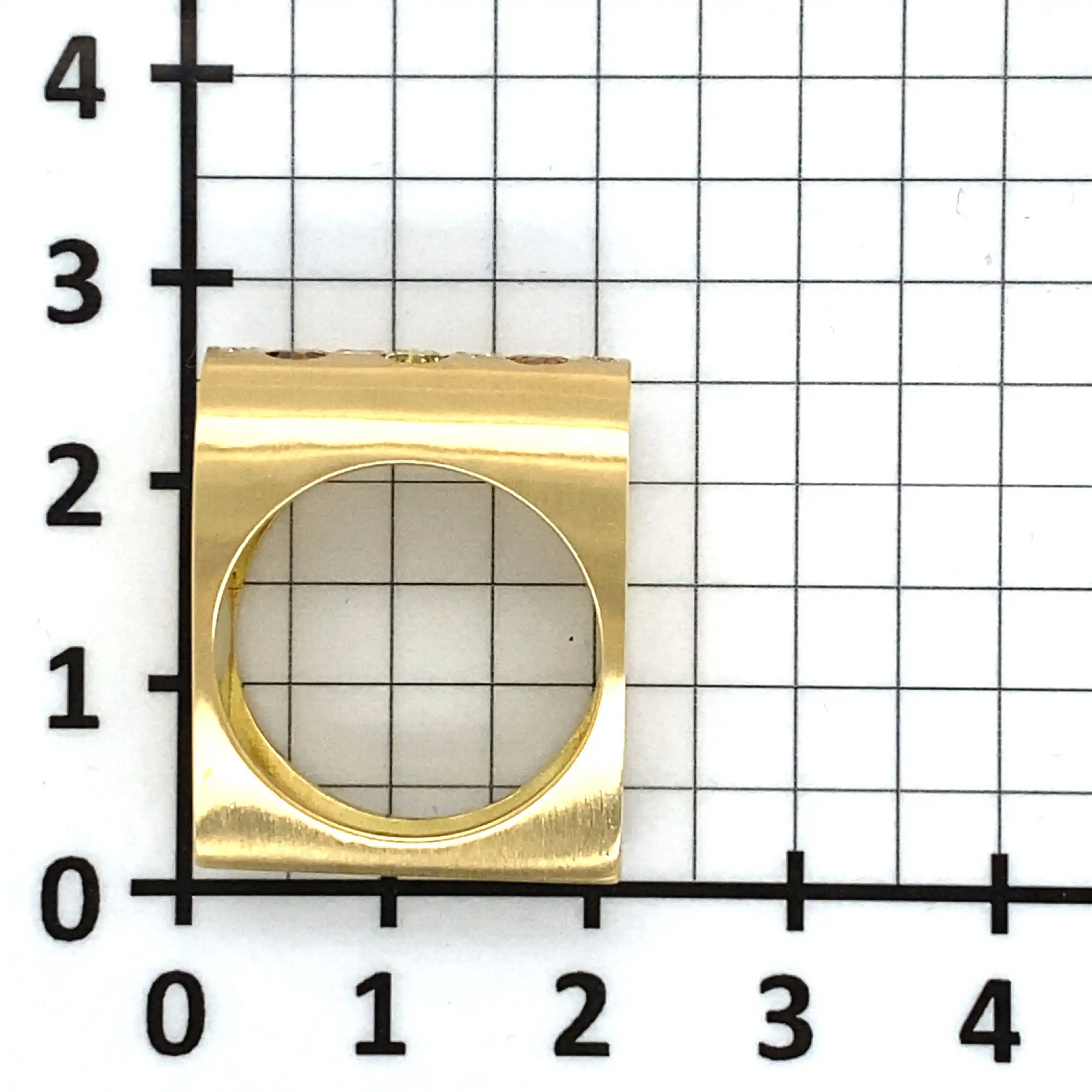 Ring Gelbgold mit Fancy-Brillanten