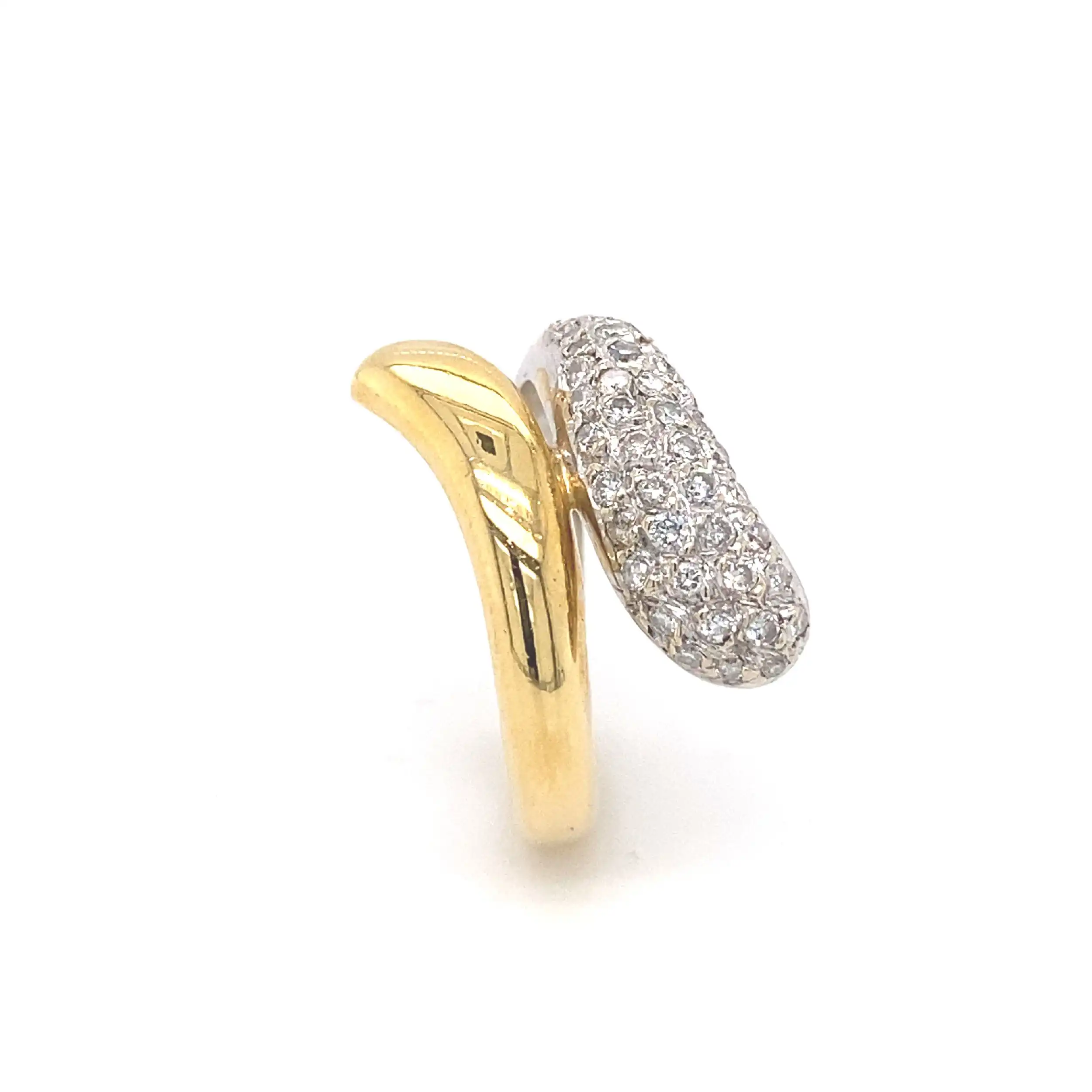 Ring Bicolor mit Brillanten Ring Bicolor mit Brillanten