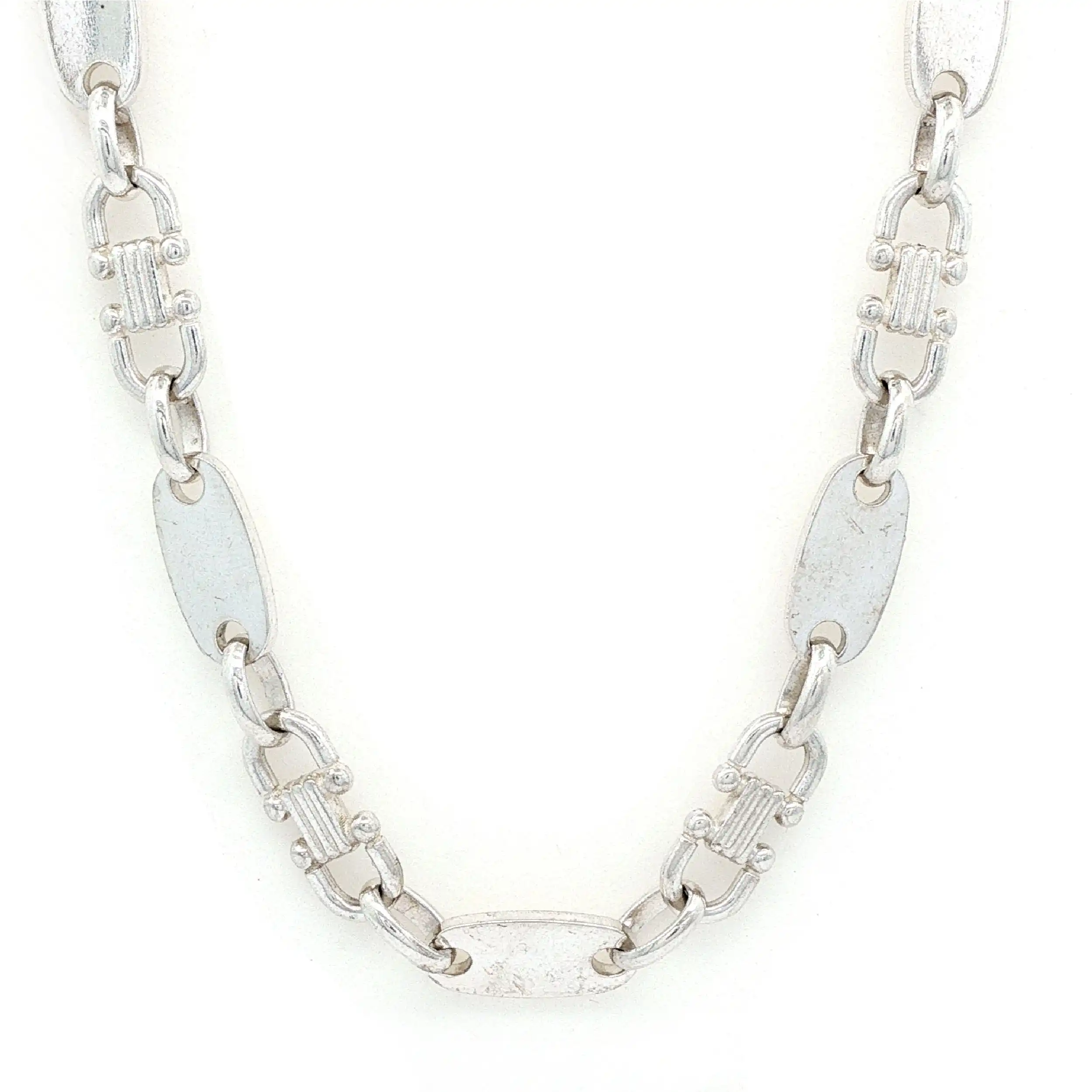 Plattenkette Silber Plattenkette Silber