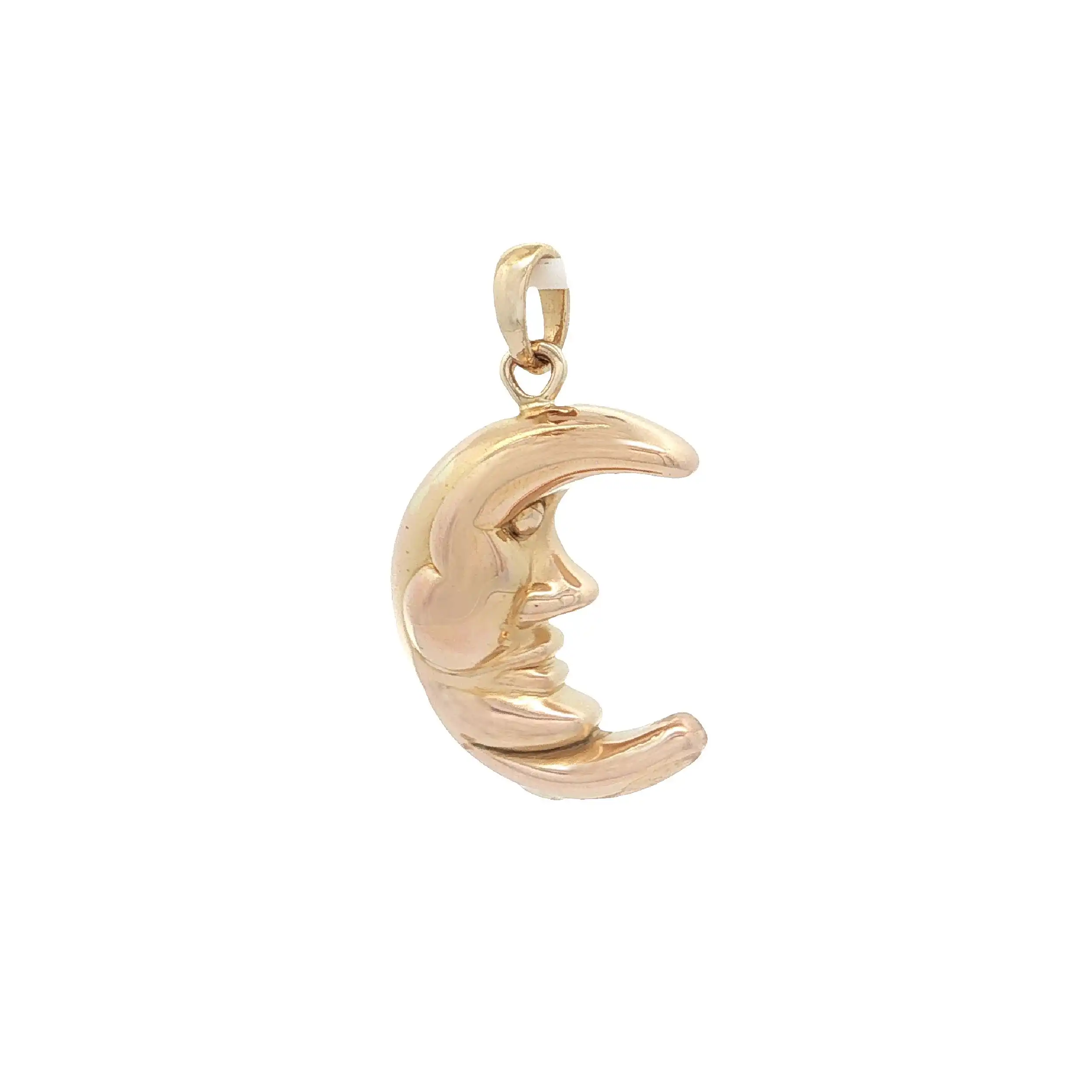 Anhänger Gelbgold "Mond"