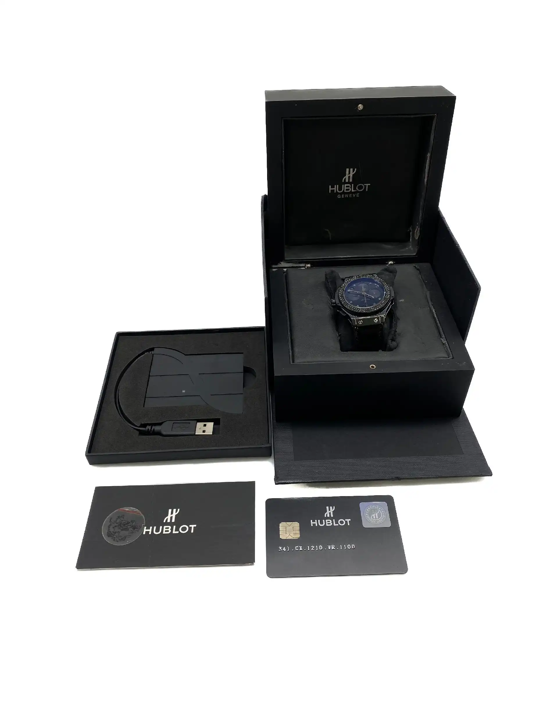 Herrenuhr Hublot Big Bang Shiny All Black 341.CX.1210.VR.1100