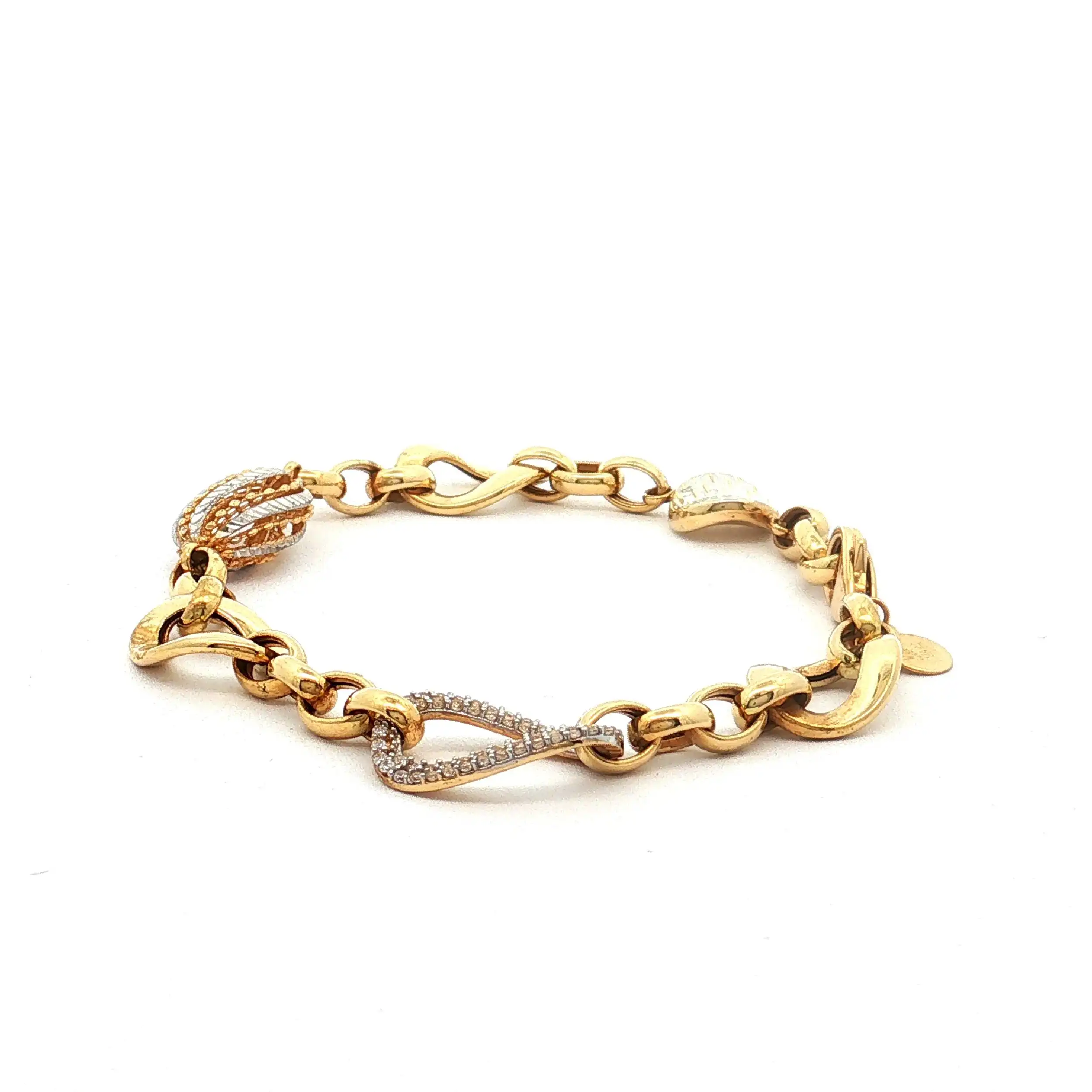 Armband Bicolor mit Zirkonia