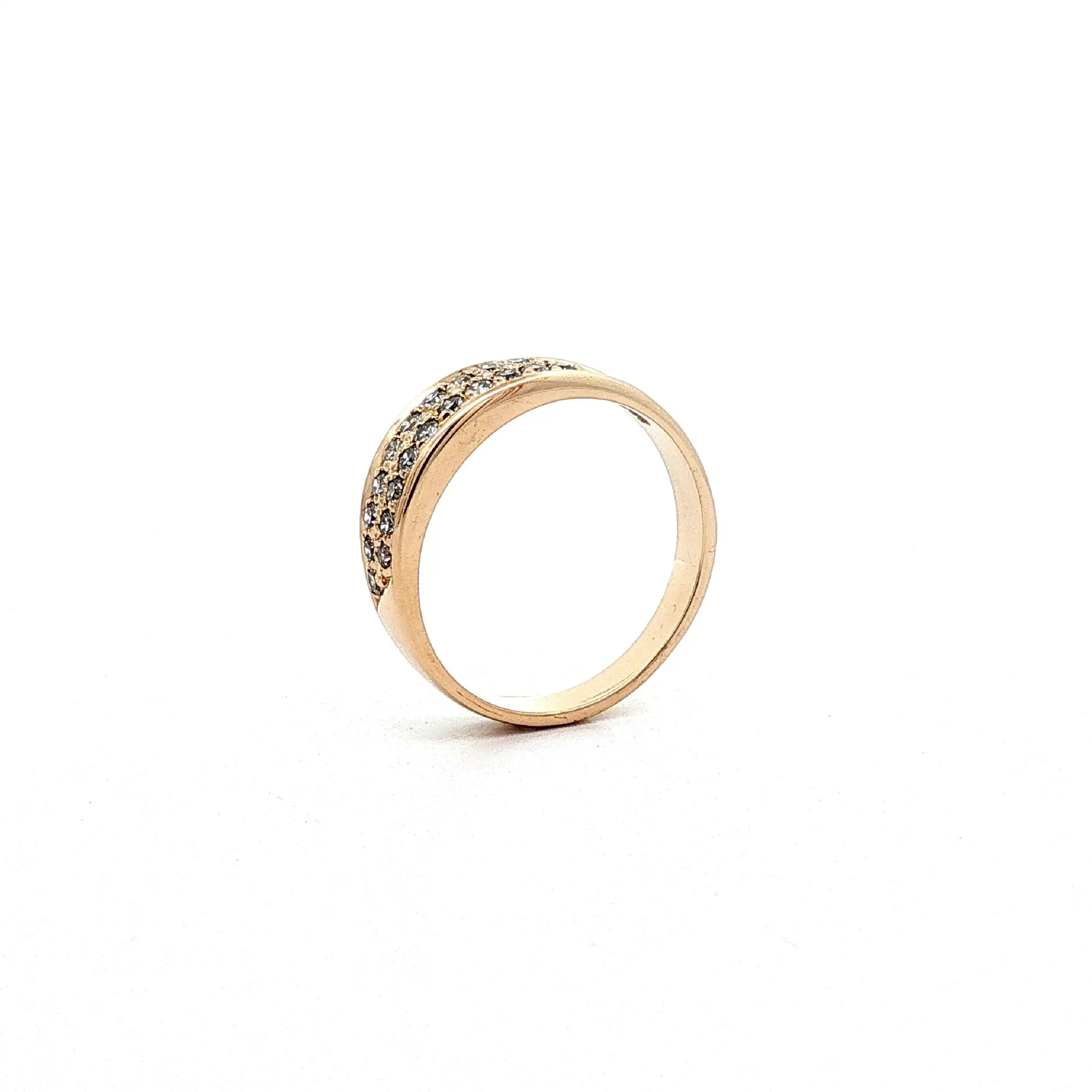 Ring Roségold mit Brillanten Ring Roségold mit Brillanten