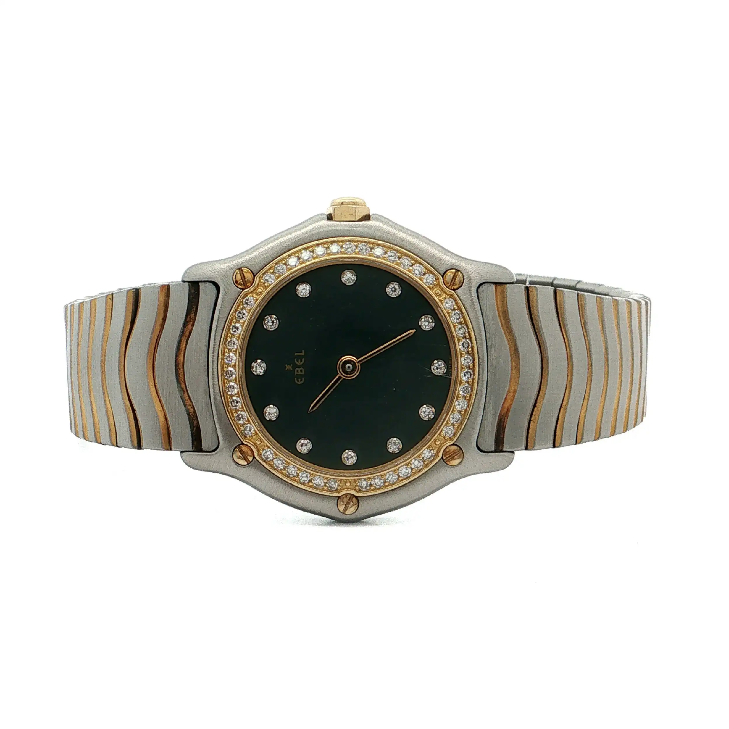 Damenuhr Ebel Sportwave Ref.1090124 Diamantlünette