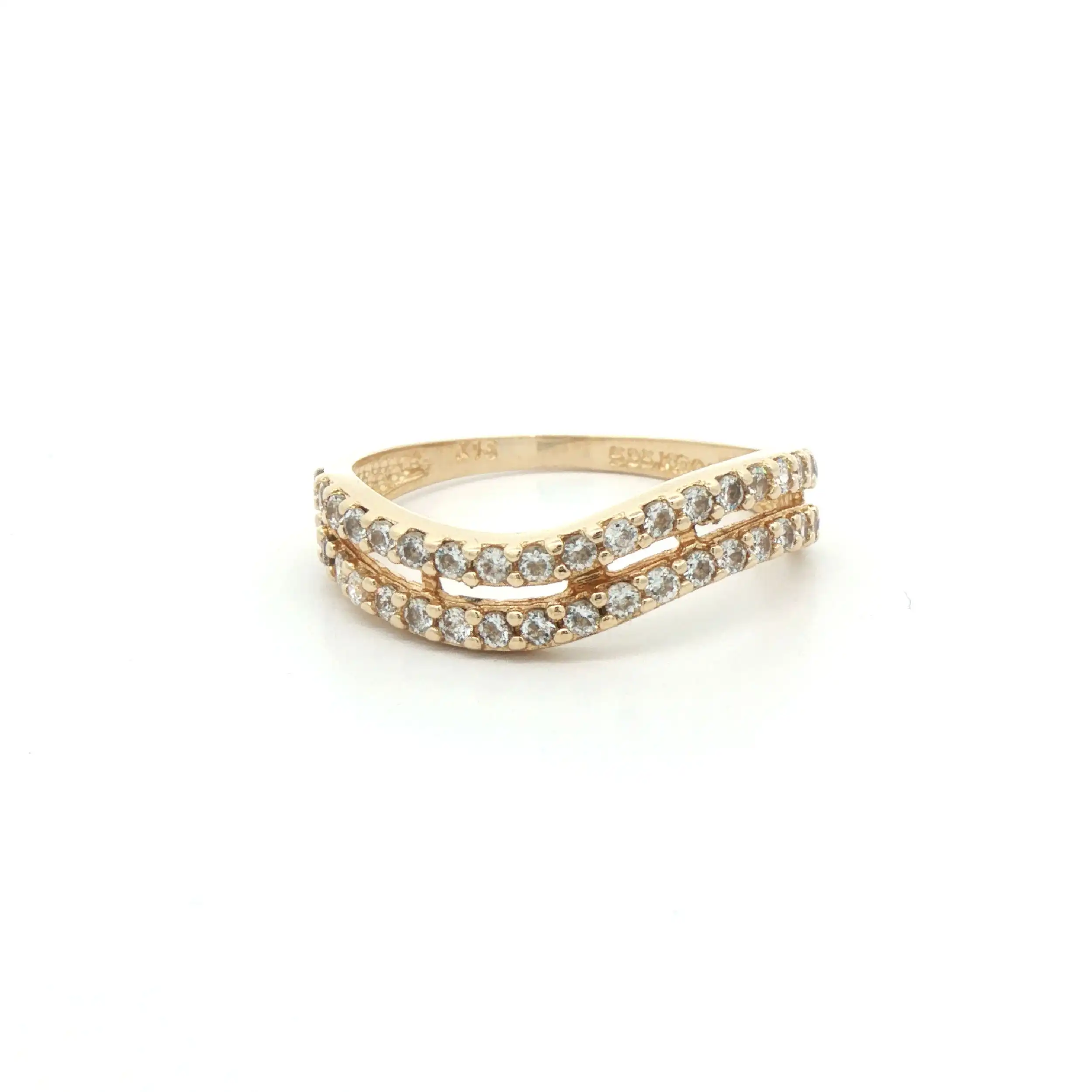 Ring Gelbgold mit Zirkonia
