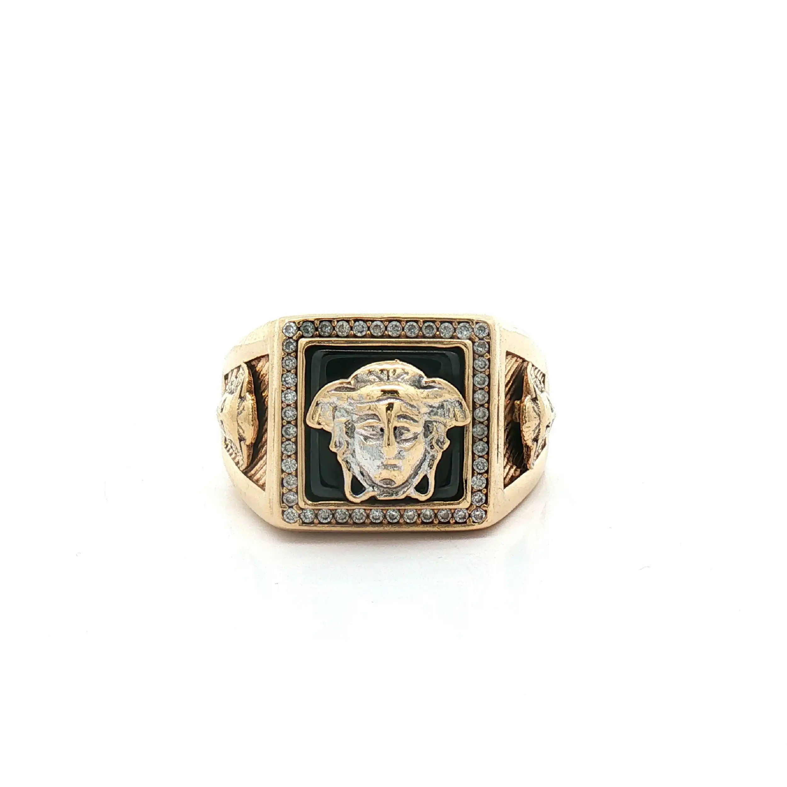 Ring Bicolor Medusa Kopf
