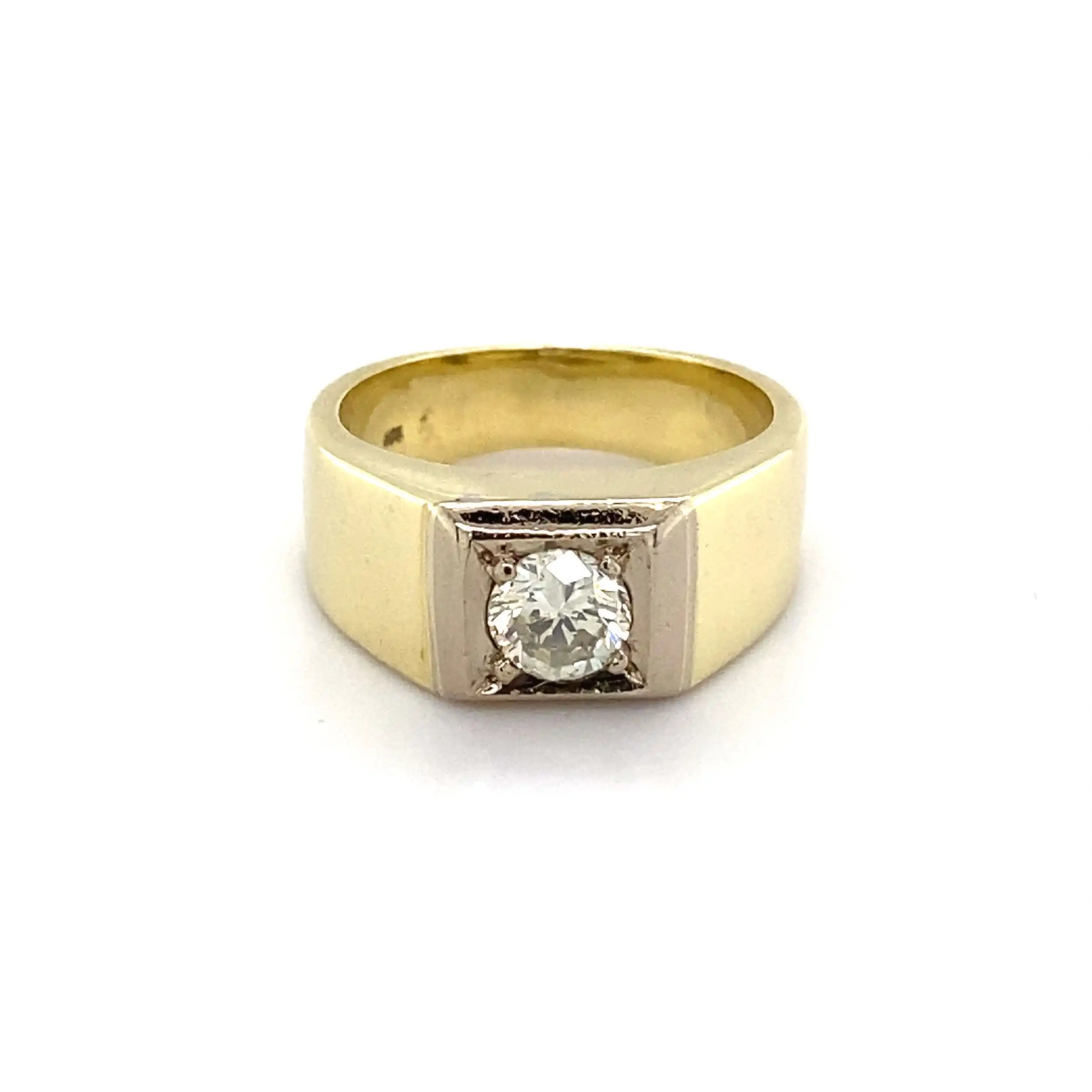 Ring Bicolor mit Brillant Ring Bicolor mit Brillant