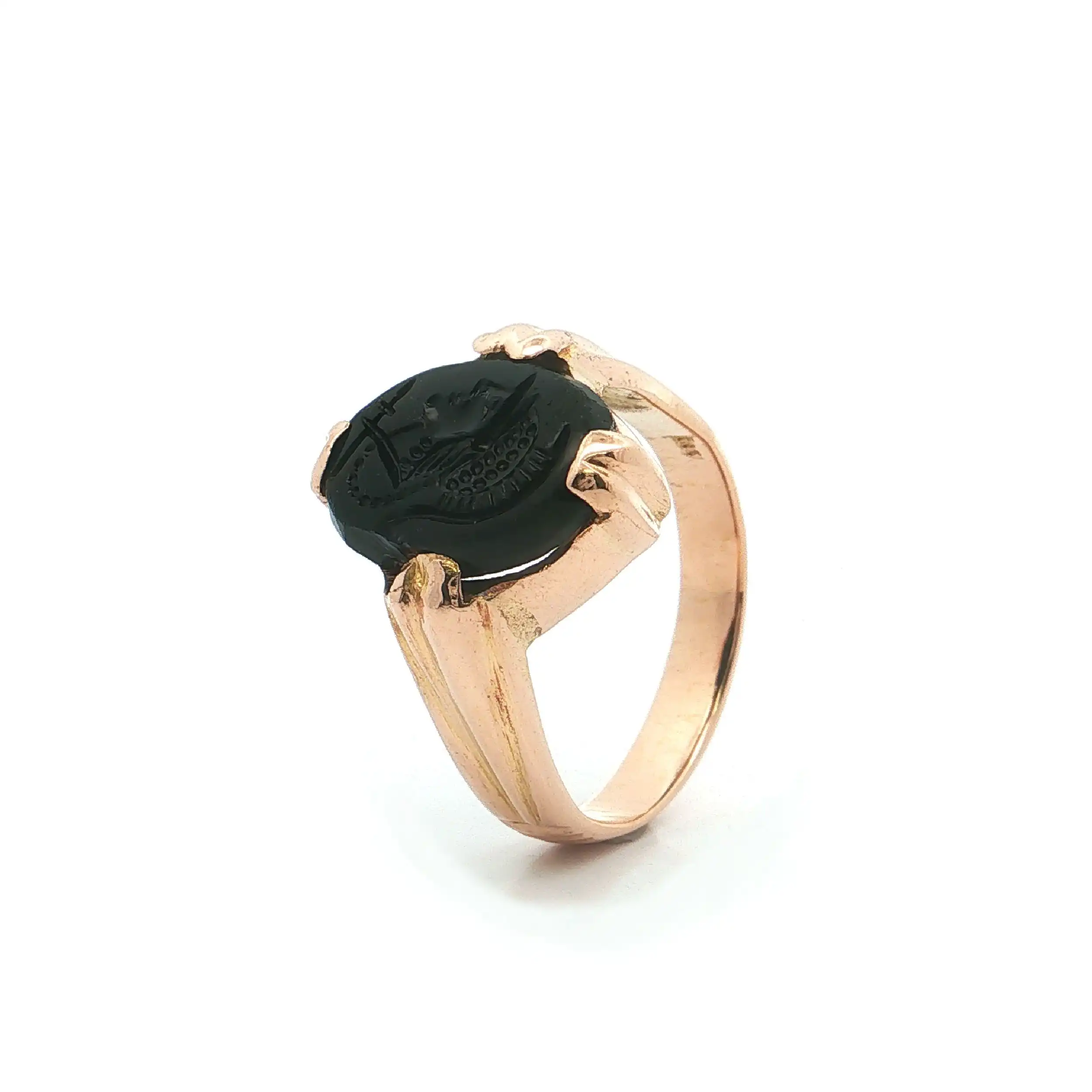 Ring Roségold mit Onyx Ring Roségold mit Onyx