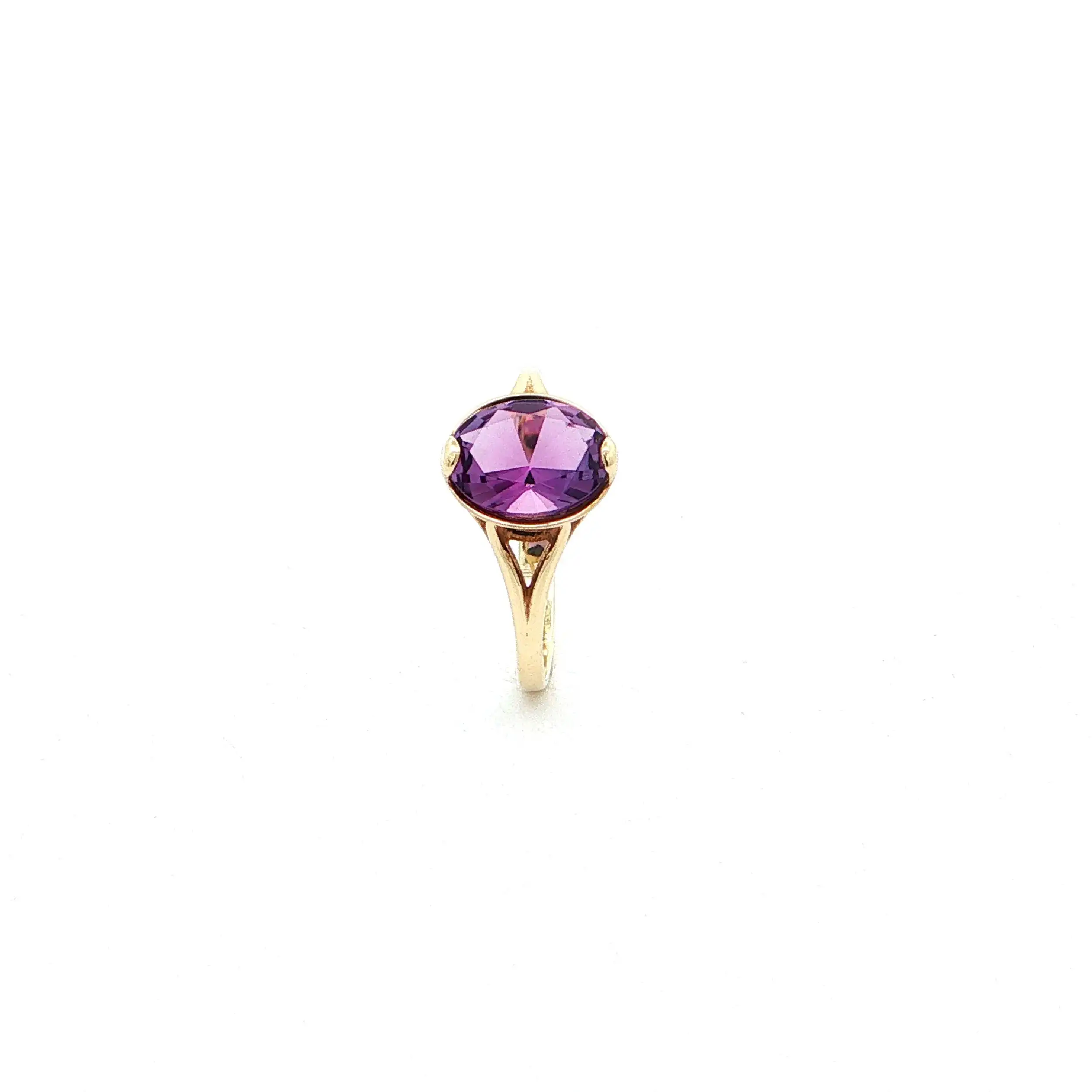 Ring Gelbgold mit Amethyst Ring Gelbgold mit Amethyst