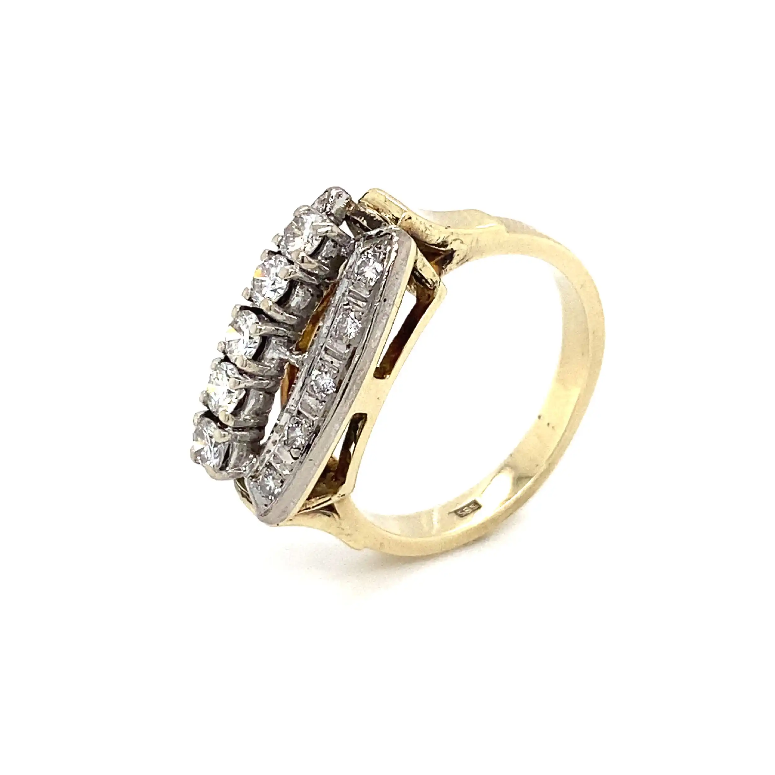Ring mit 15 Brillanten Ring mit 15 Brillanten