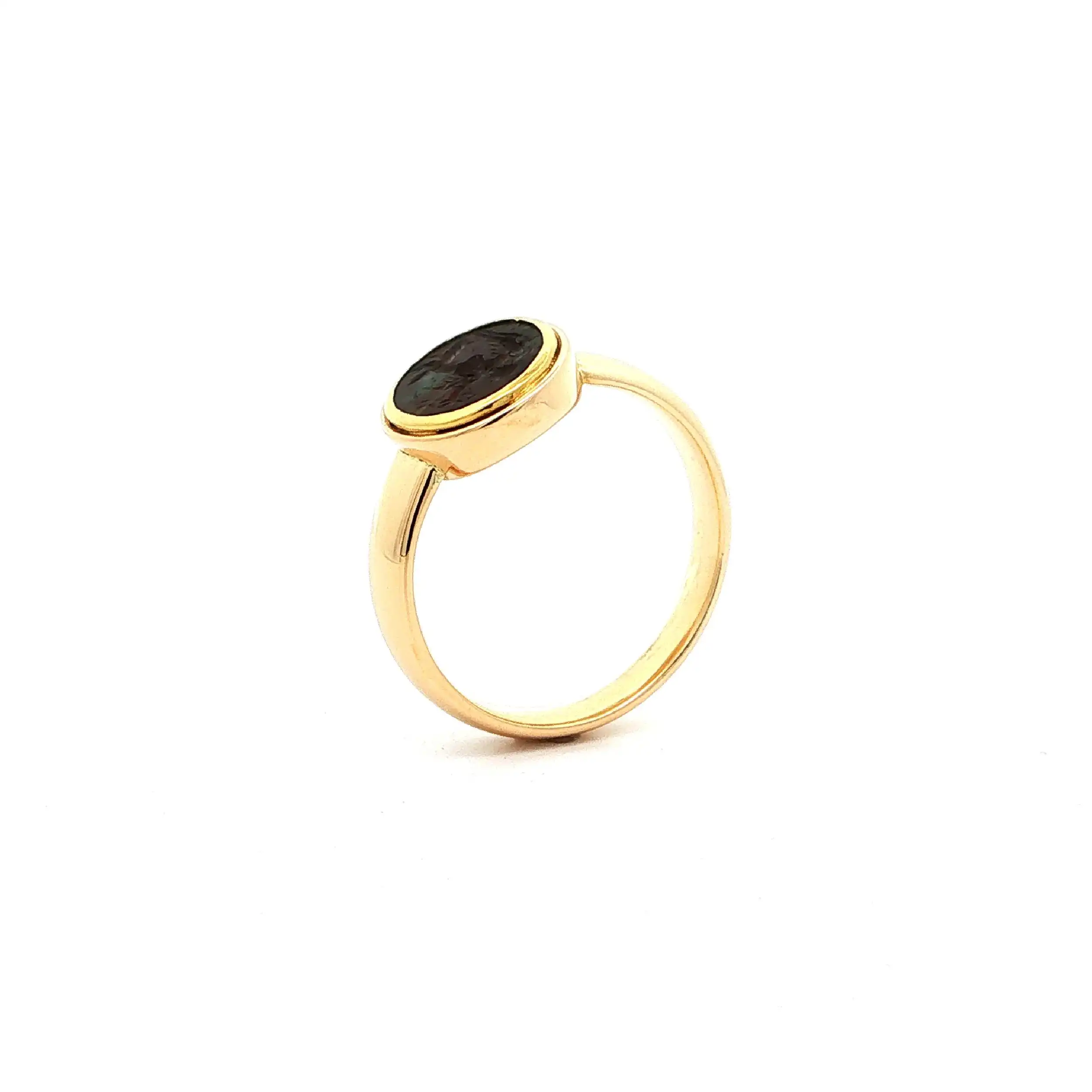Ring Gelbgold mit Gemme