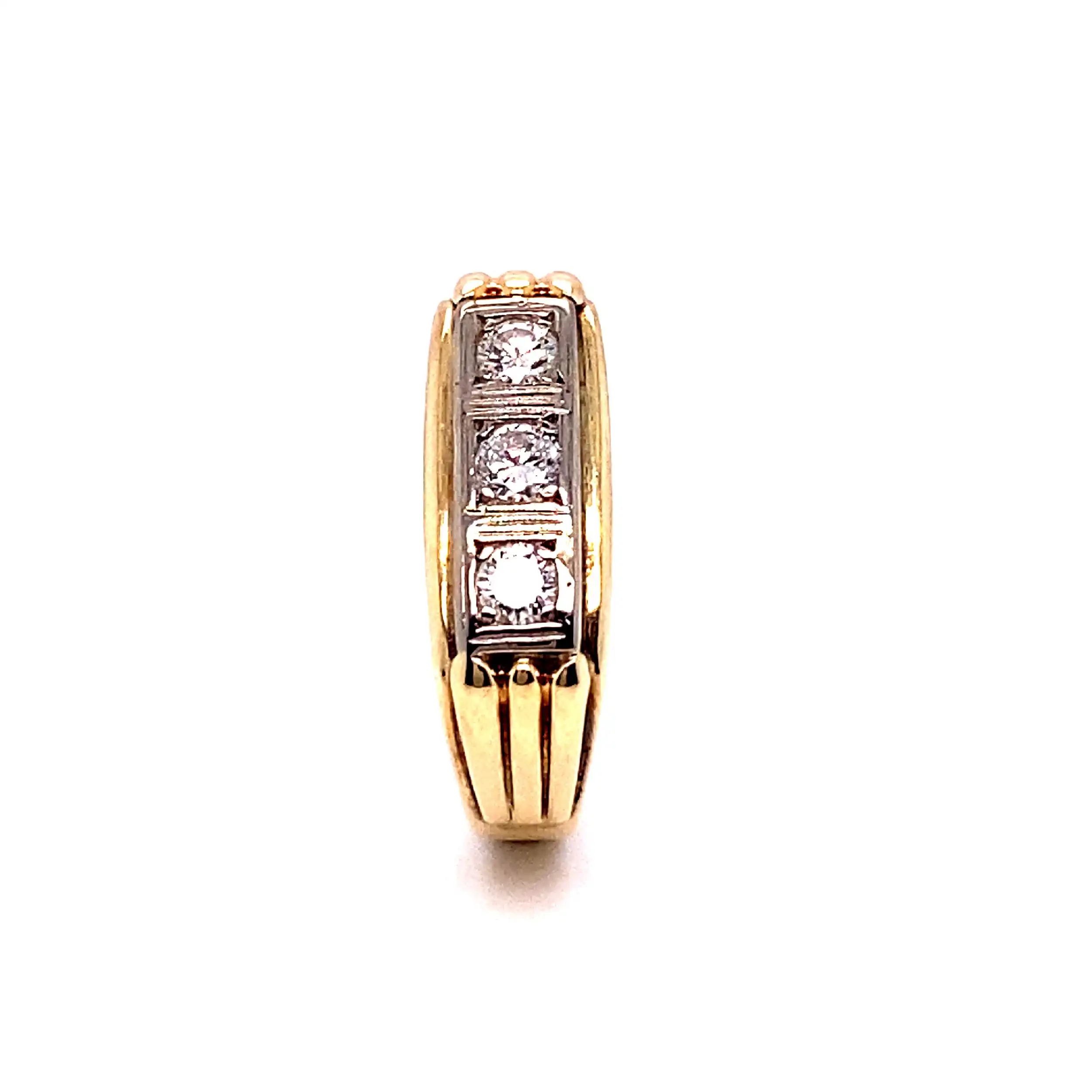 Ring Bicolor mit Brillanten Ring Bicolor mit Brillanten