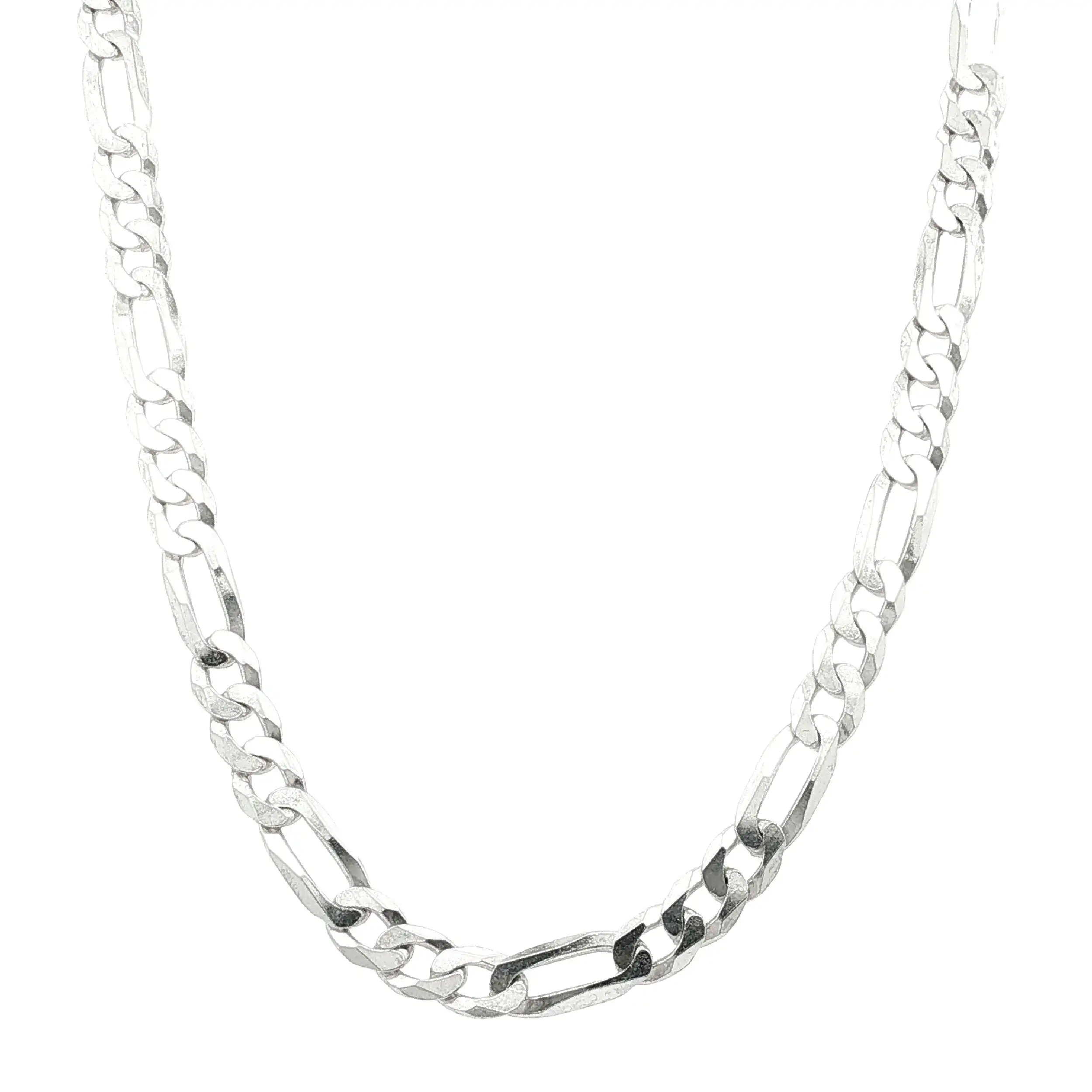 Figarokette Silber
