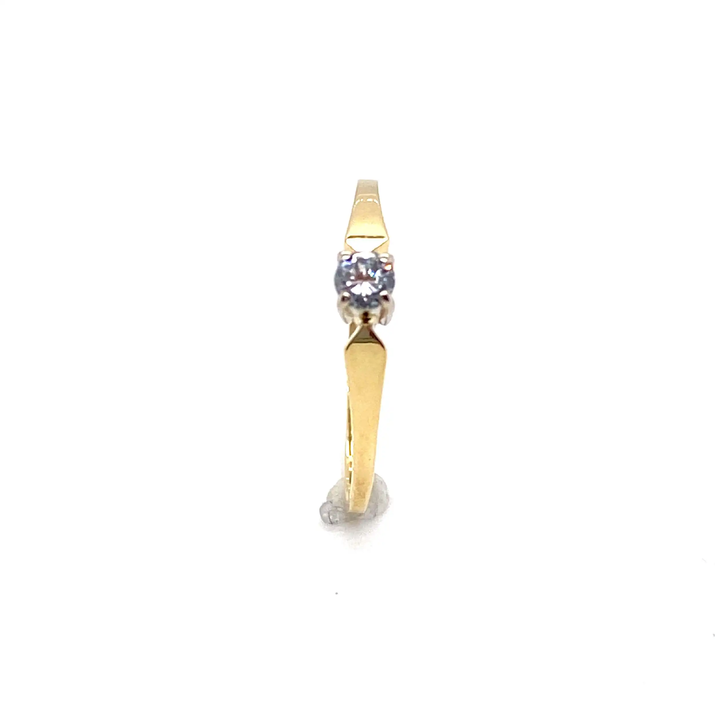 Ring mit Brillant ca. 0,14ct. Ring mit Brillant ca. 0,14ct.