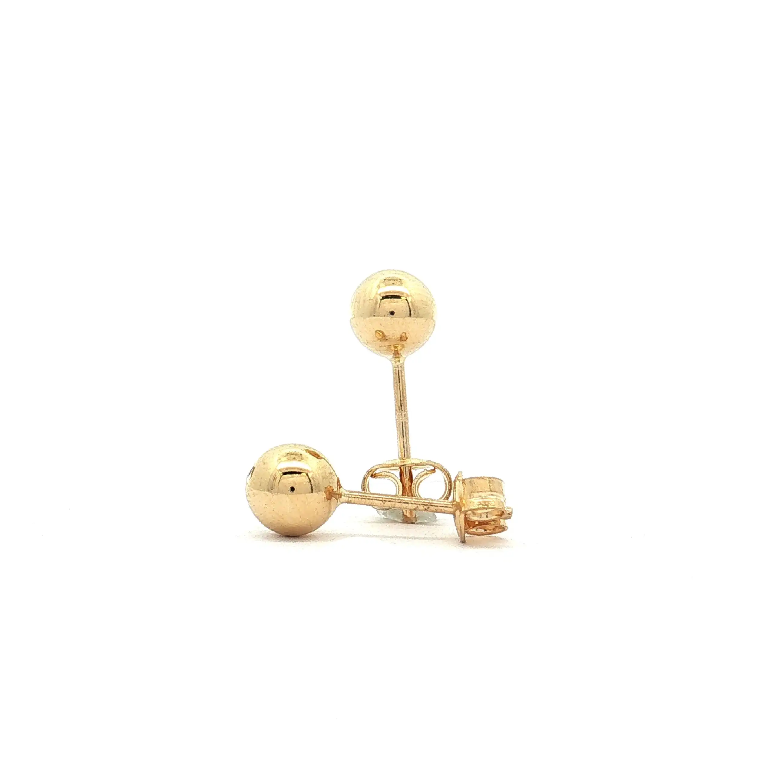 Ohrstecker Gelbgold Kugeln