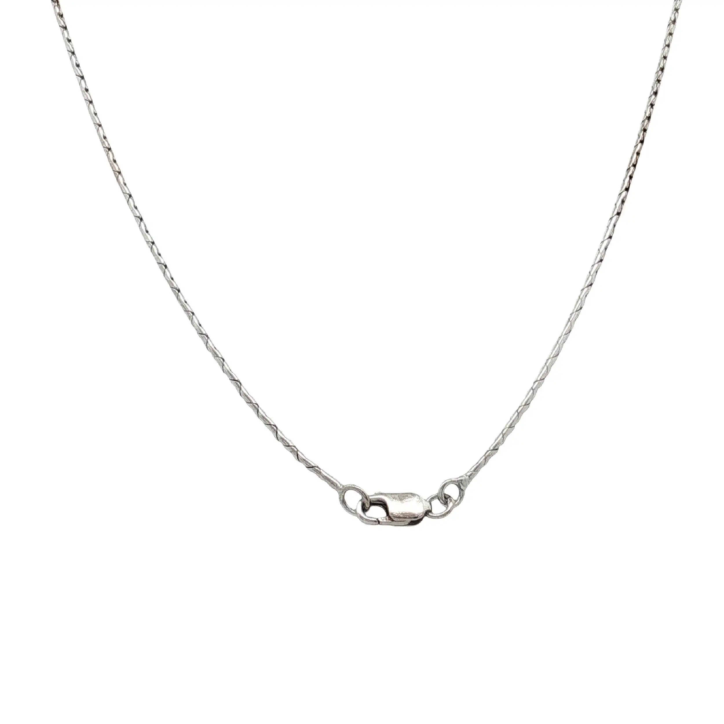 Kette Weißgold mit Solitär Brillant Anhänger