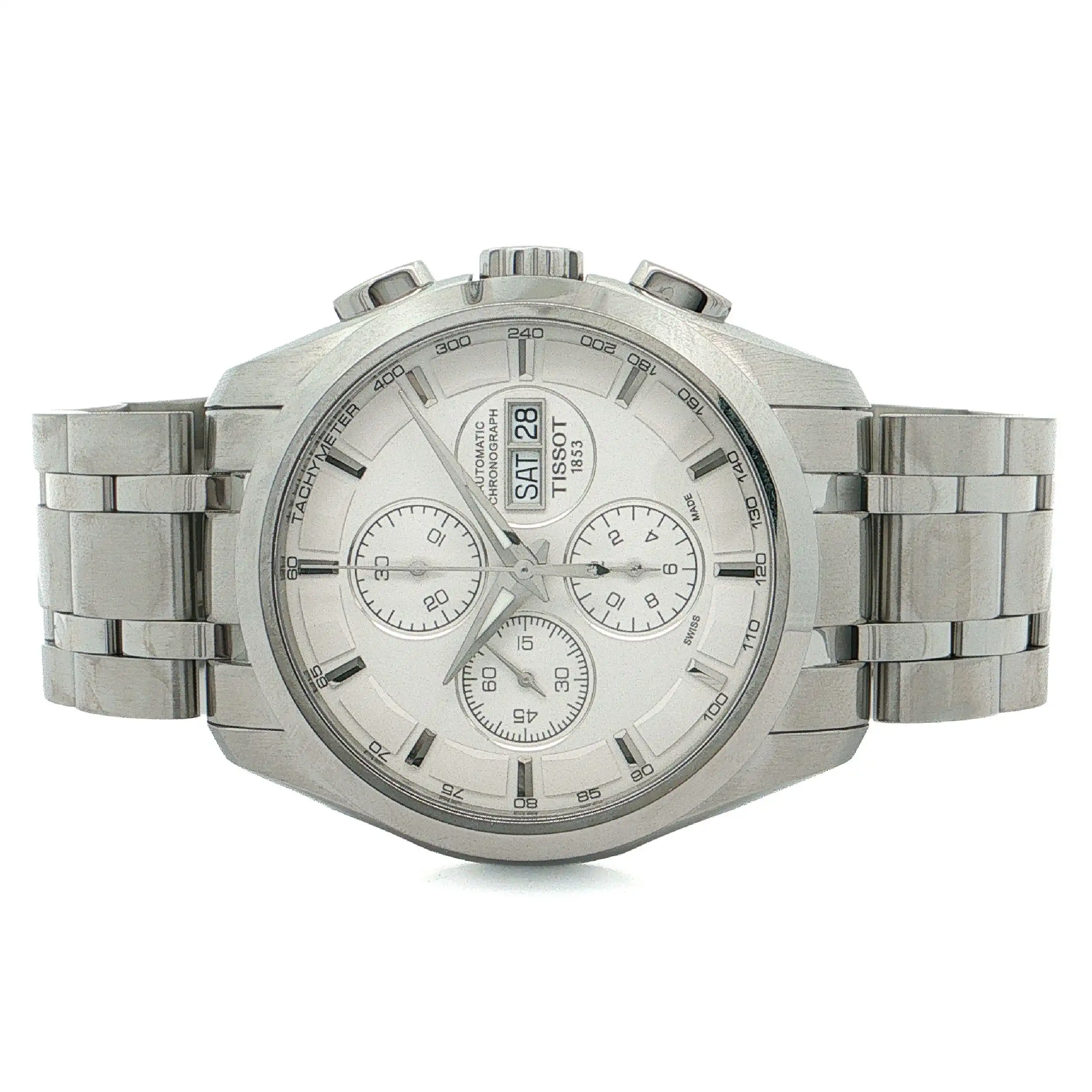 Herrenuhr Tissot Couturier T035614A mit Box und Blanko Papieren