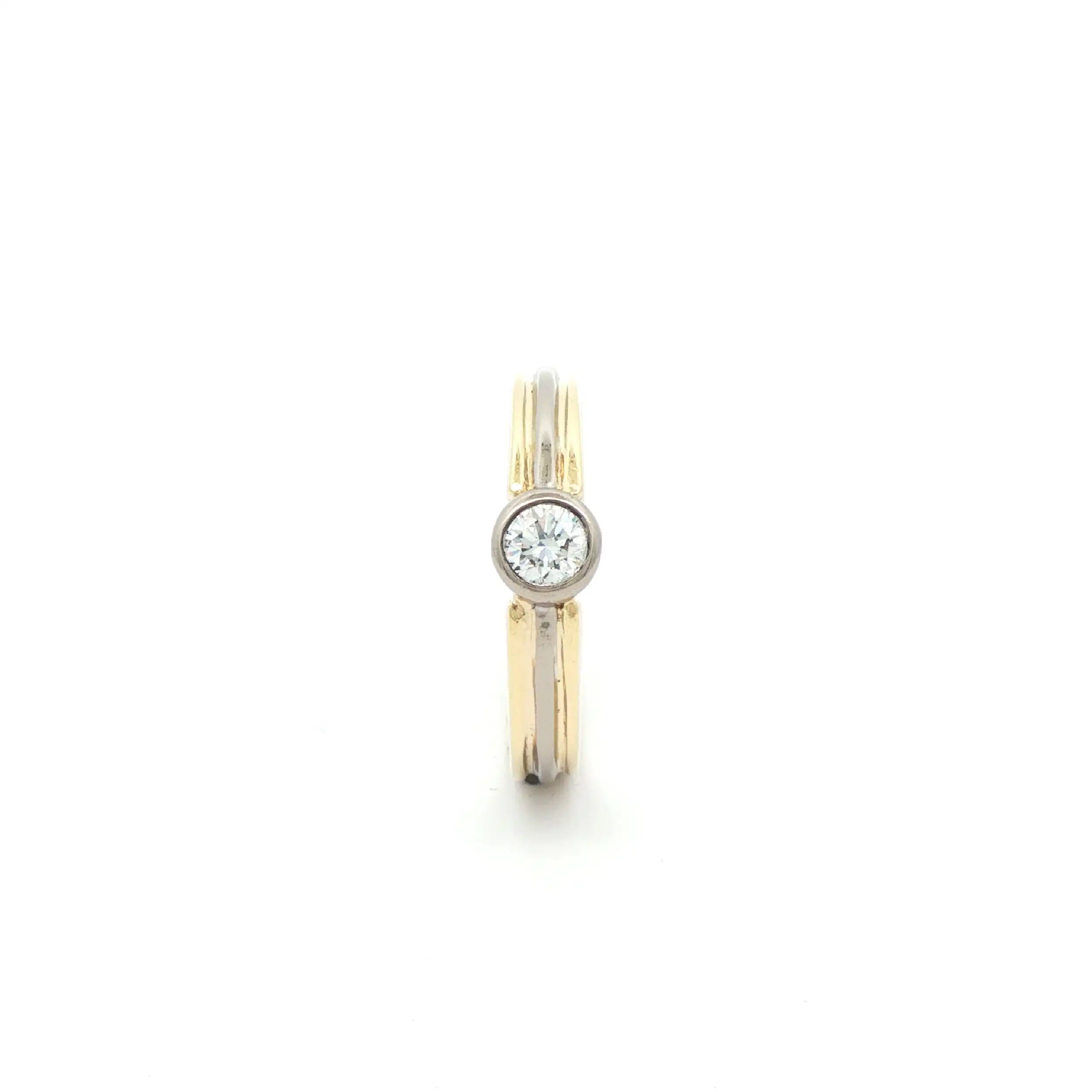 Ring Bicolor mit Brillanten Ring Bicolor mit Brillanten