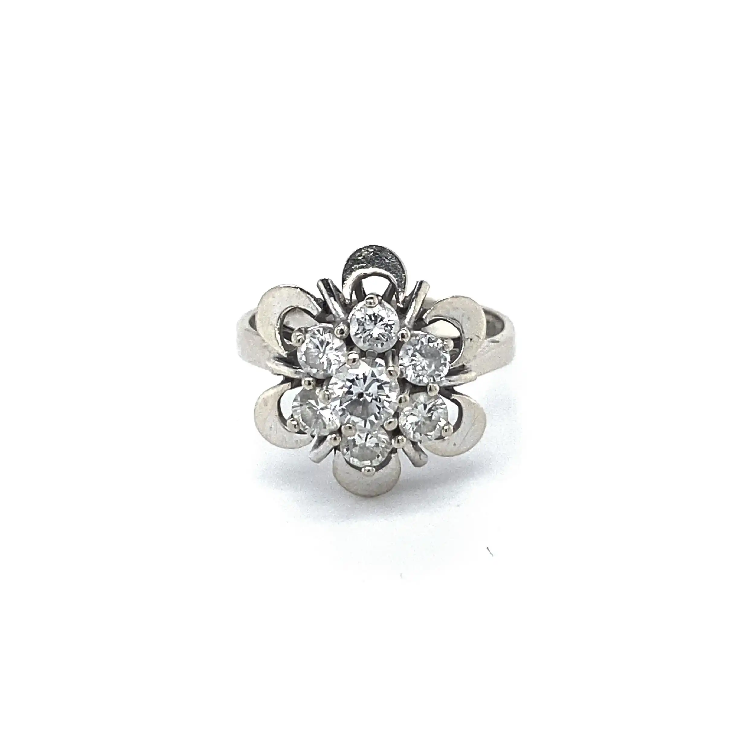 Ring Weißgold mit Brillanten Ring Weißgold mit Brillanten