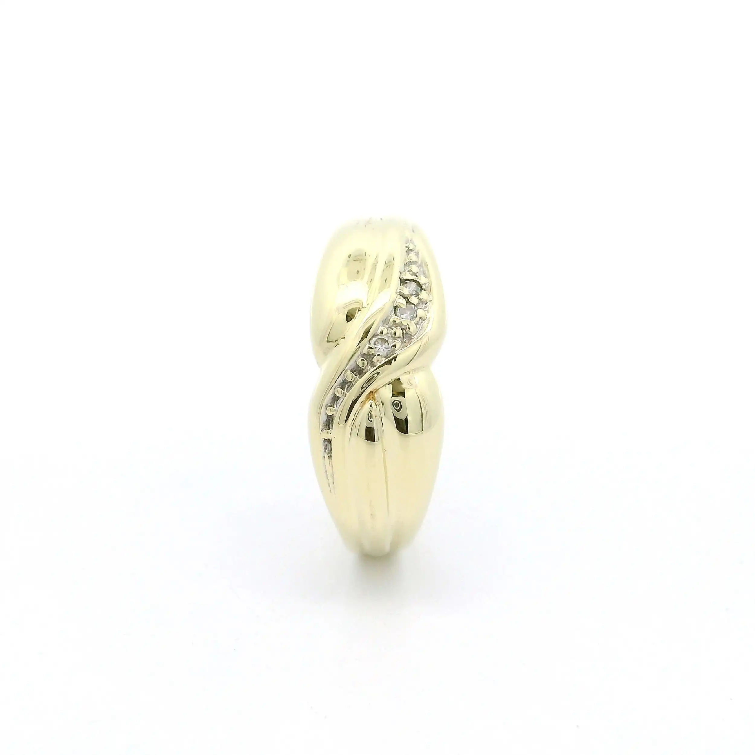Ring Gelbgold mit Diamanten Ring Gelbgold mit Diamanten