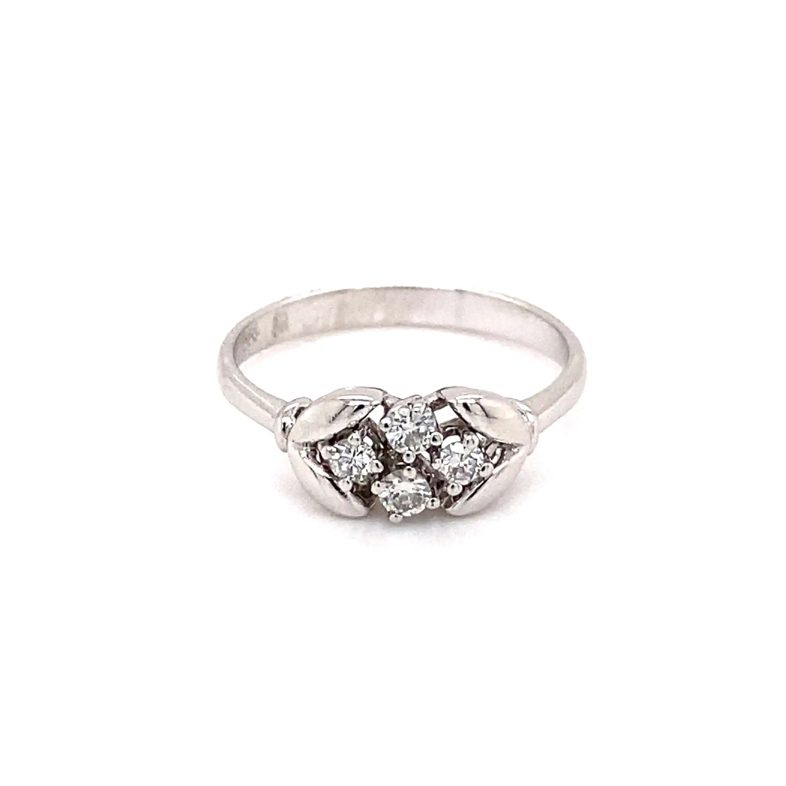 Ring Weißgold mit Brillanten Ring Weißgold mit Brillanten