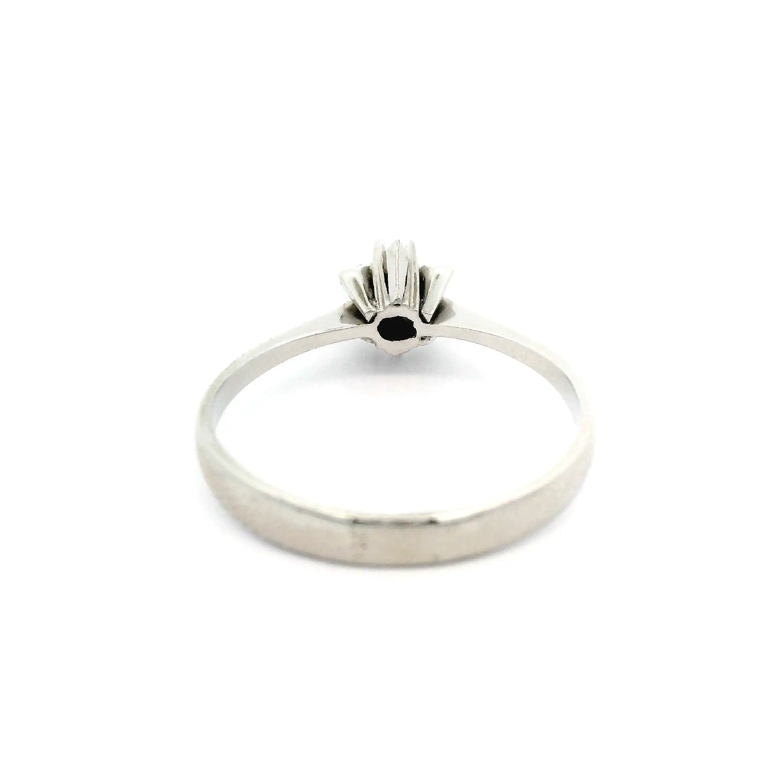Ring Weißgold mit Brillant Ring Weißgold mit Brillant