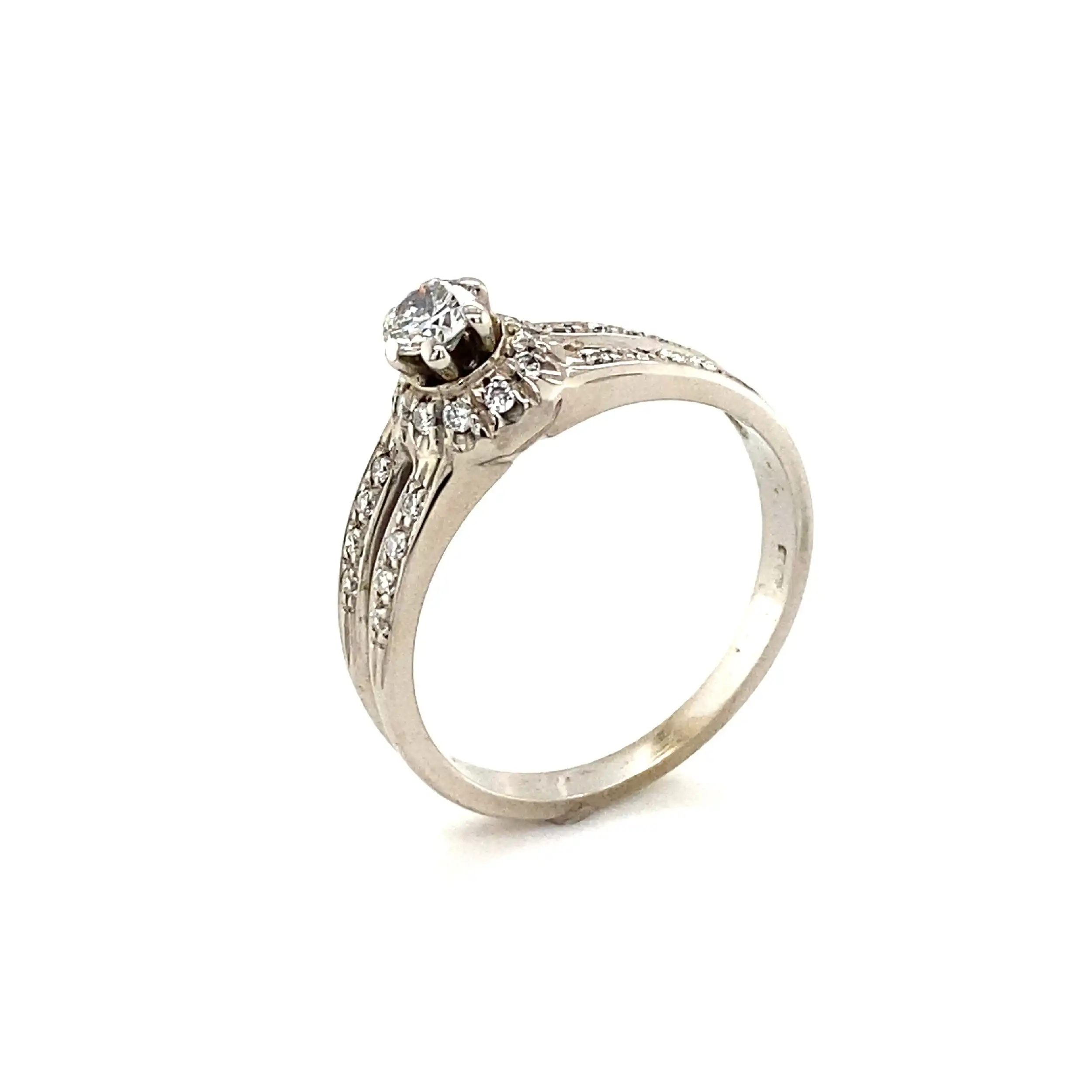 Ring Weißgold mit Brillanten