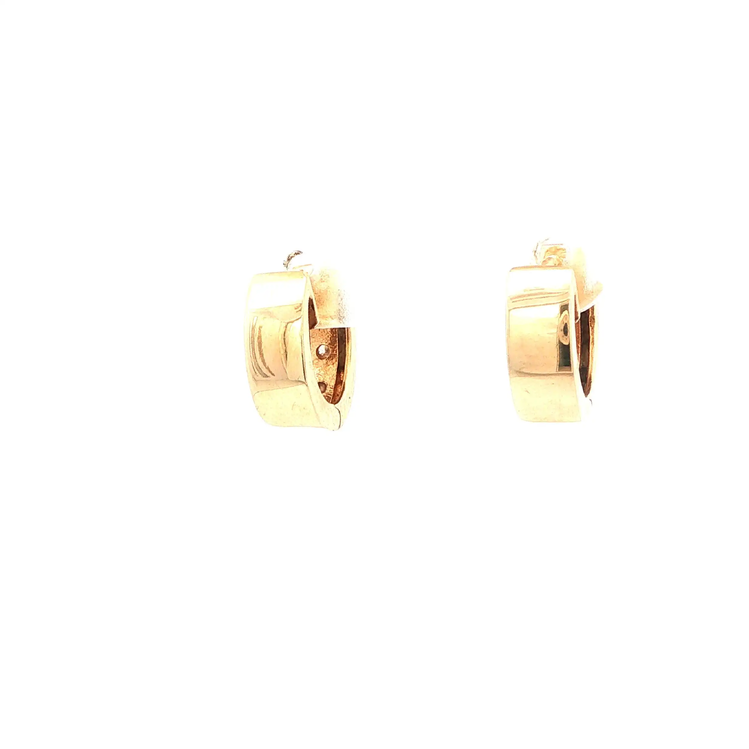 Creolen Gelbgold mit Brillanten