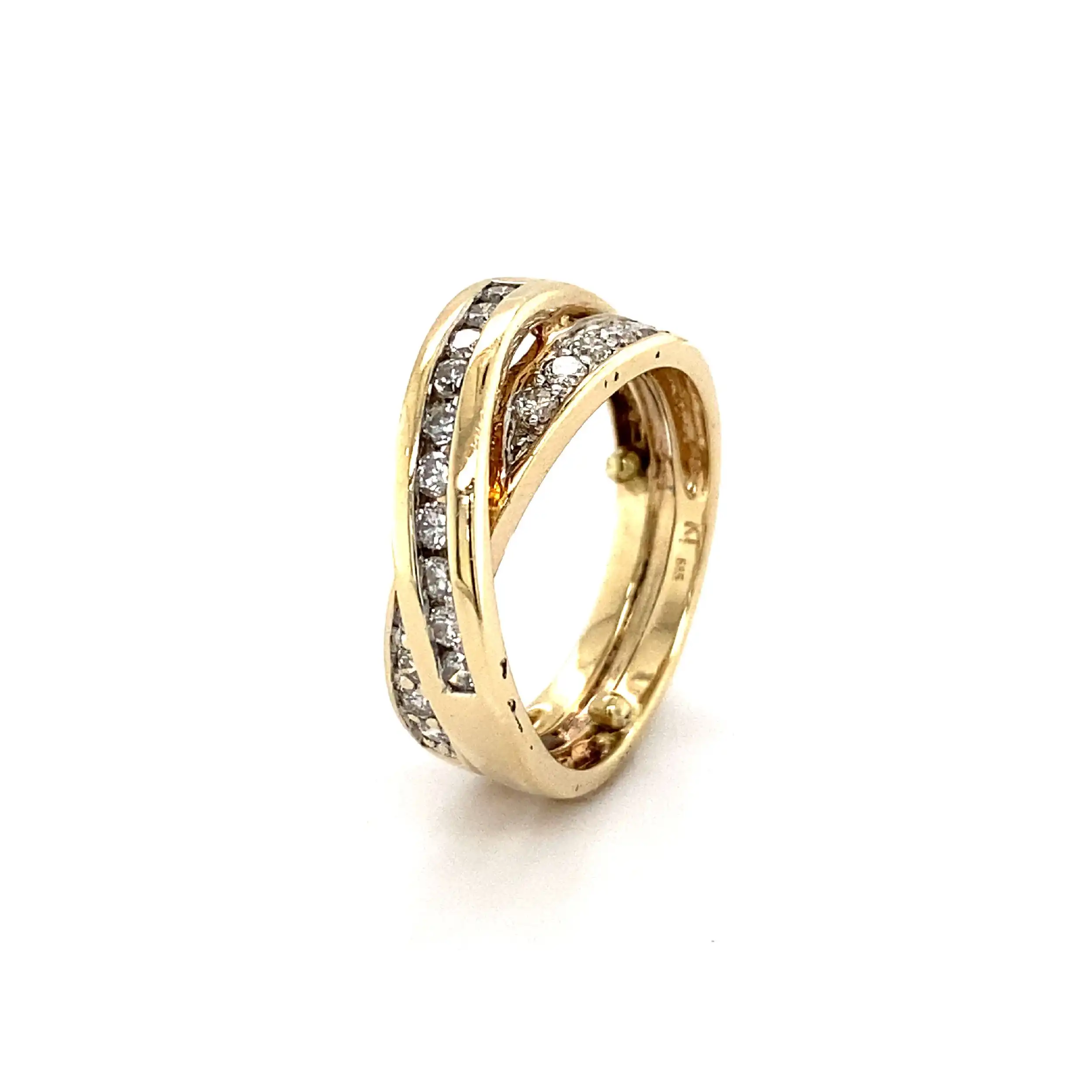 Ring Gelbgold mit Brillanten Ring Gelbgold mit Brillanten