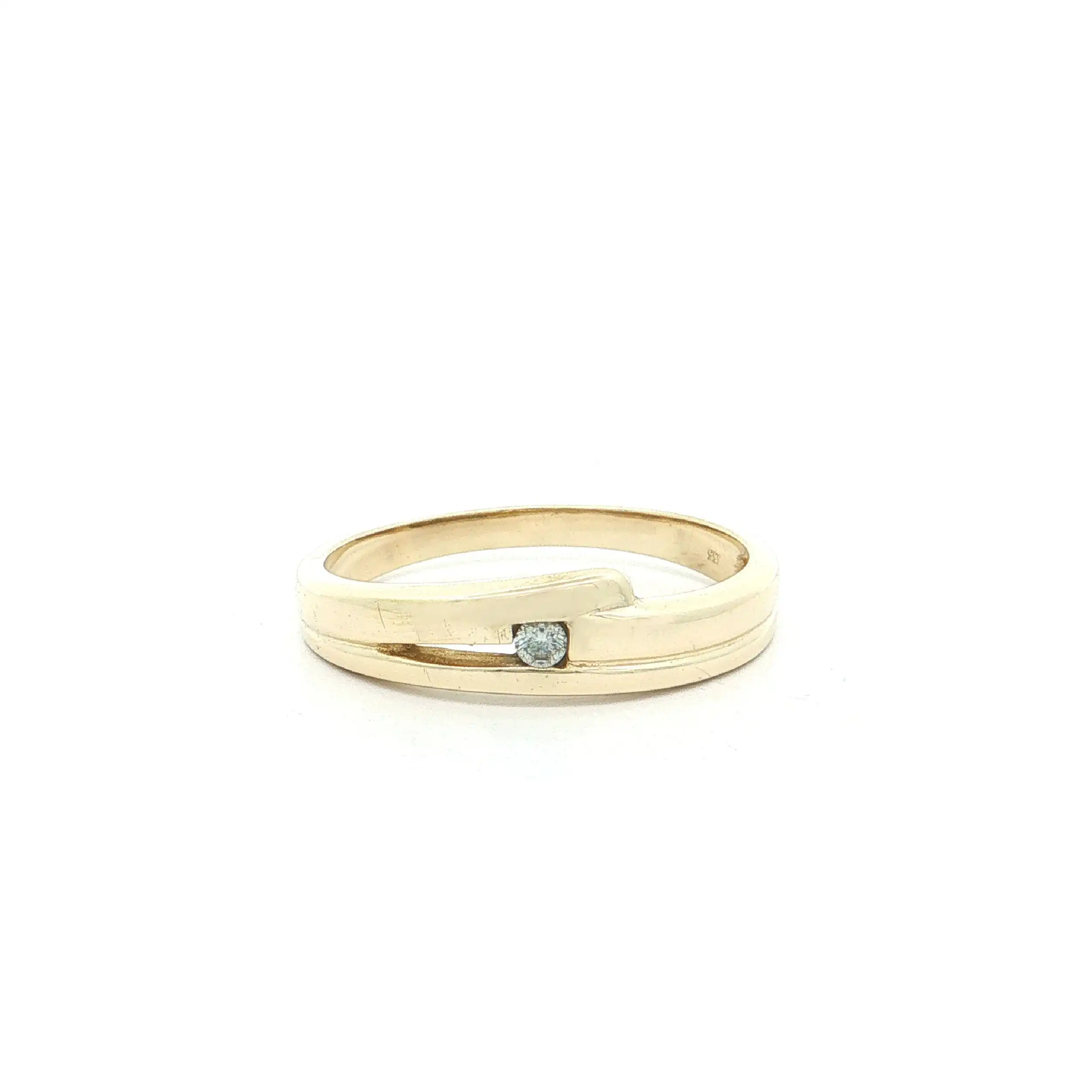 Ring Gelbgold mit Zirkonia Ring Gelbgold mit Zirkonia