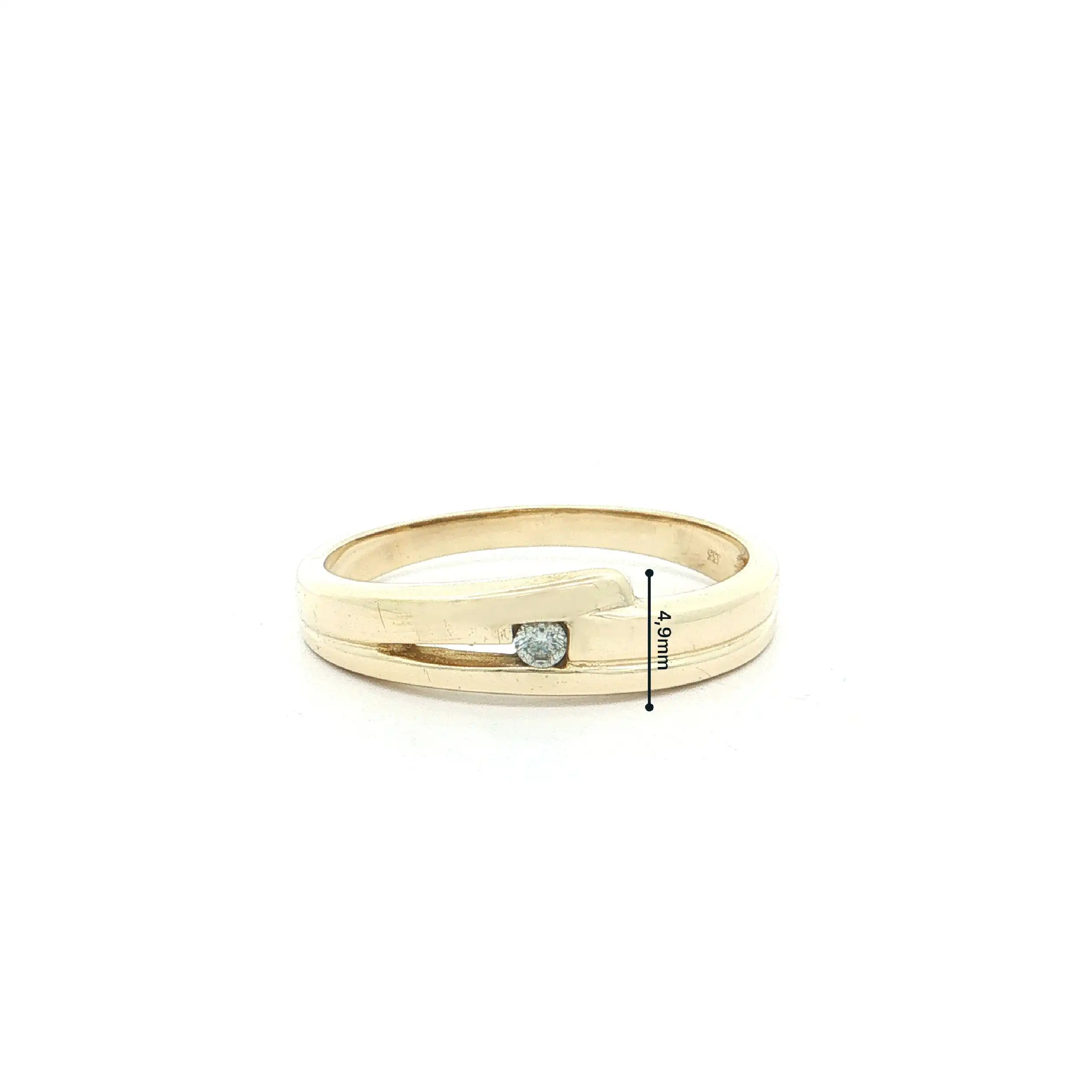 Ring Gelbgold mit Zirkonia Ring Gelbgold mit Zirkonia