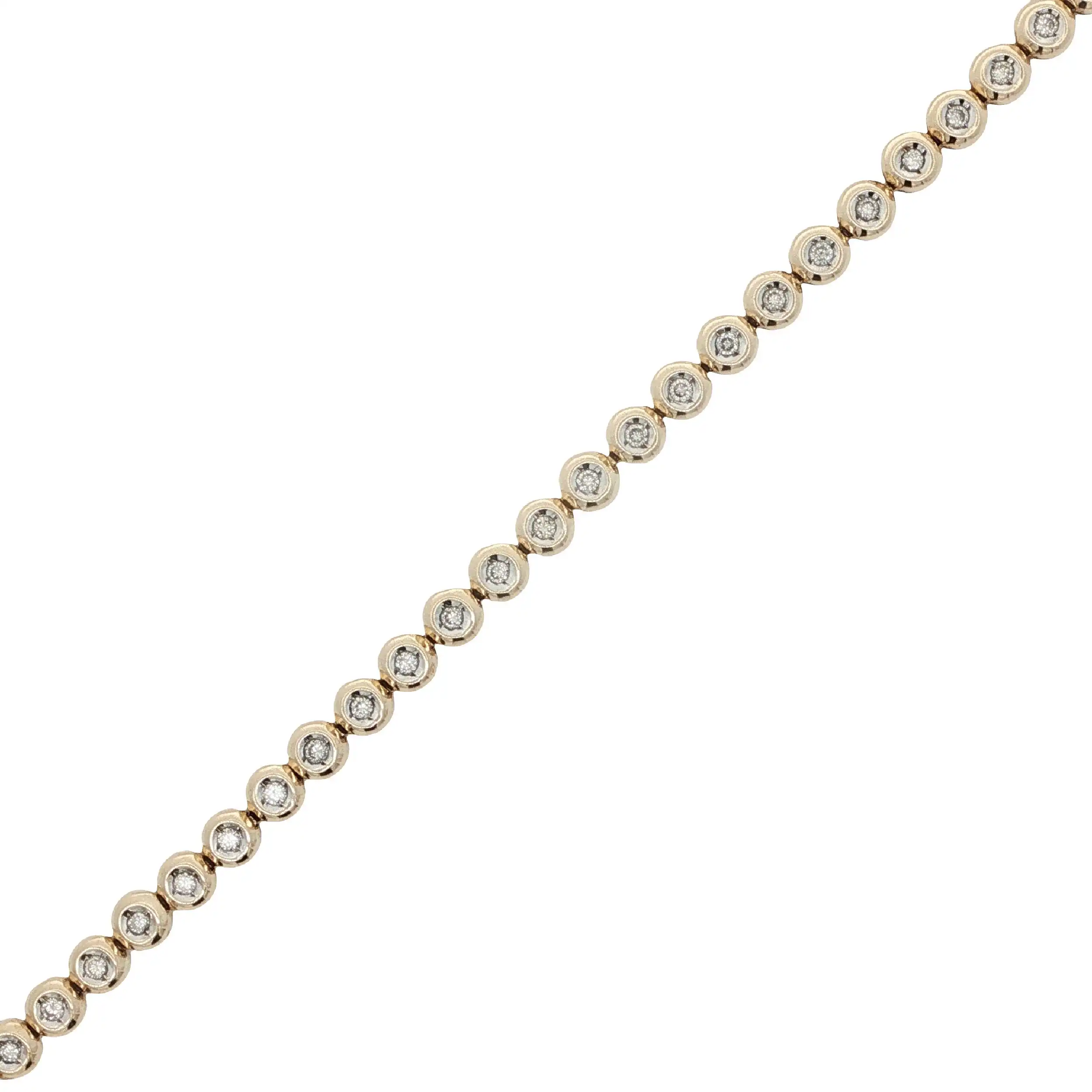 Tennisarmband Gelbgold mit Brillanten Tennisarmband Gelbgold mit Brillanten