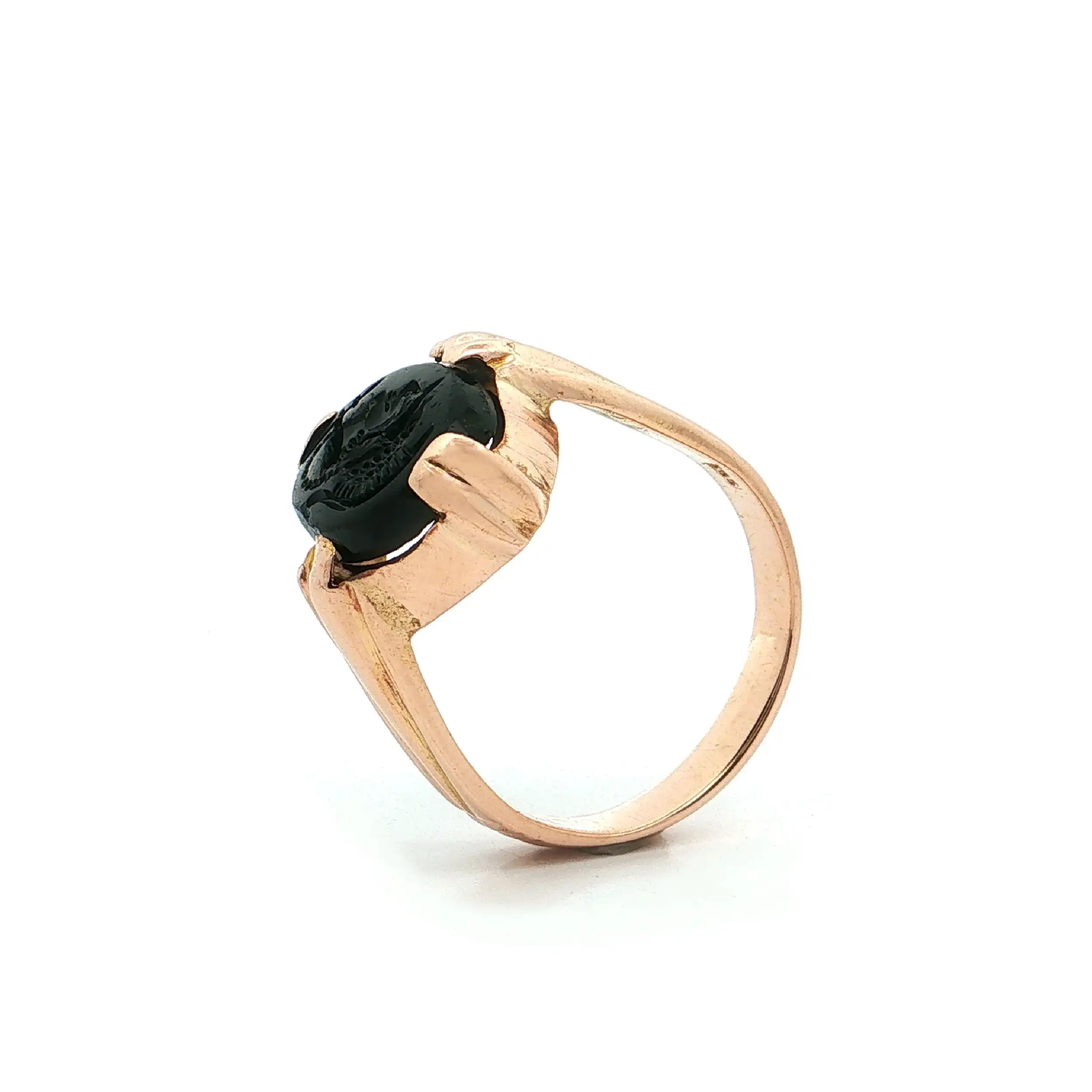 Ring Roségold mit Onyx Ring Roségold mit Onyx