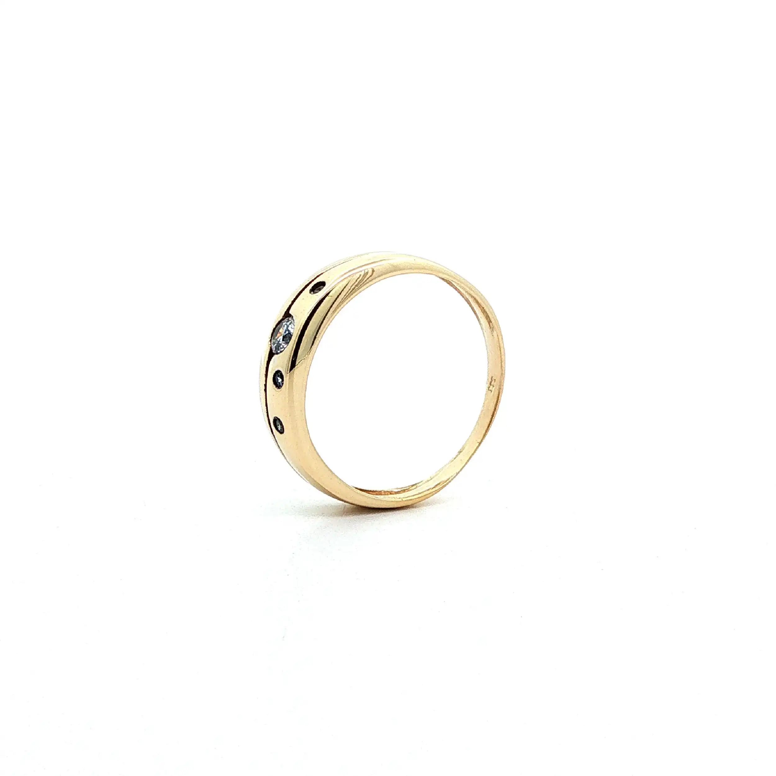 Ring Gelbgold mit Zirkonia Ring Gelbgold mit Zirkonia