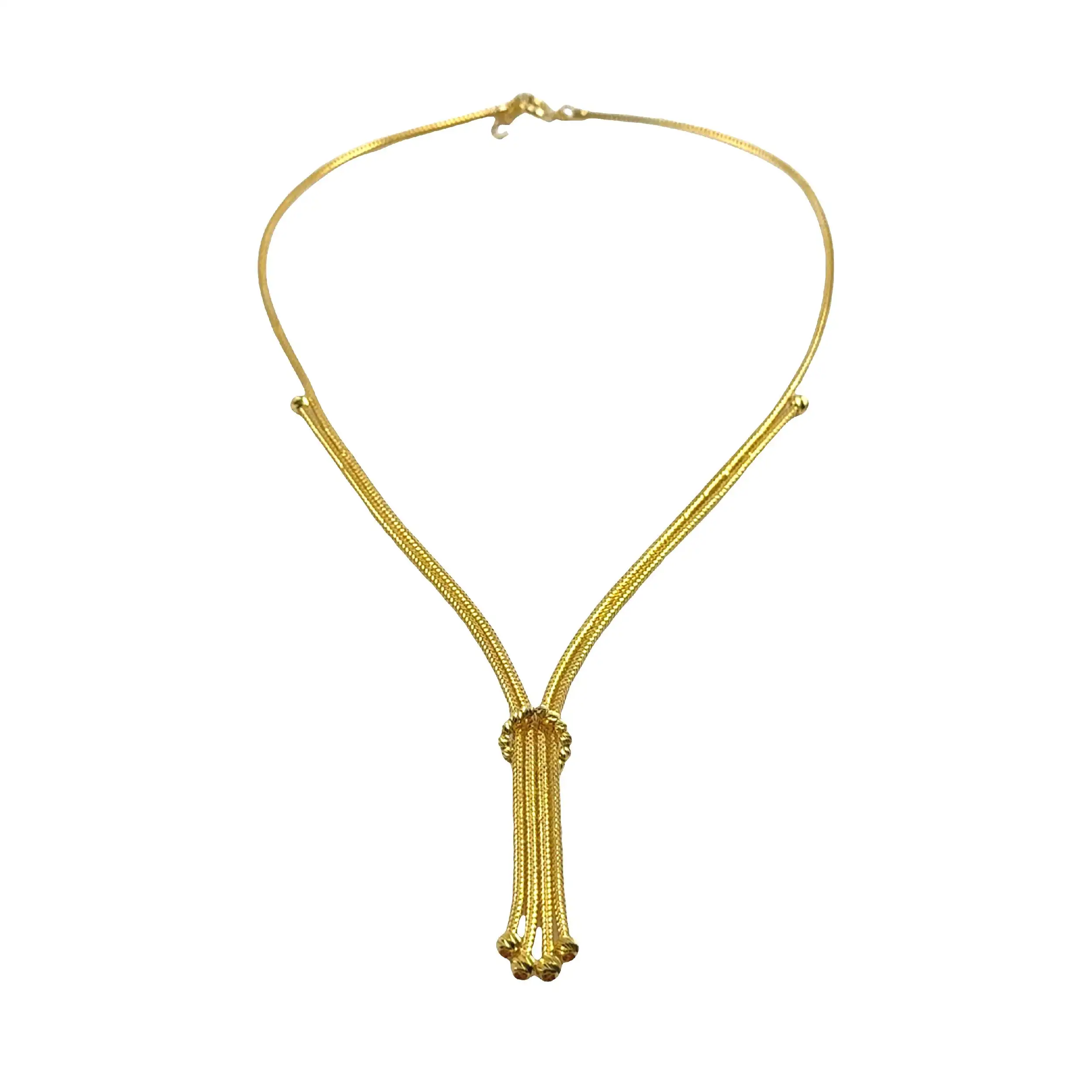 Zopfcollier Gelbgold hohl Zopfcollier Gelbgold hohl