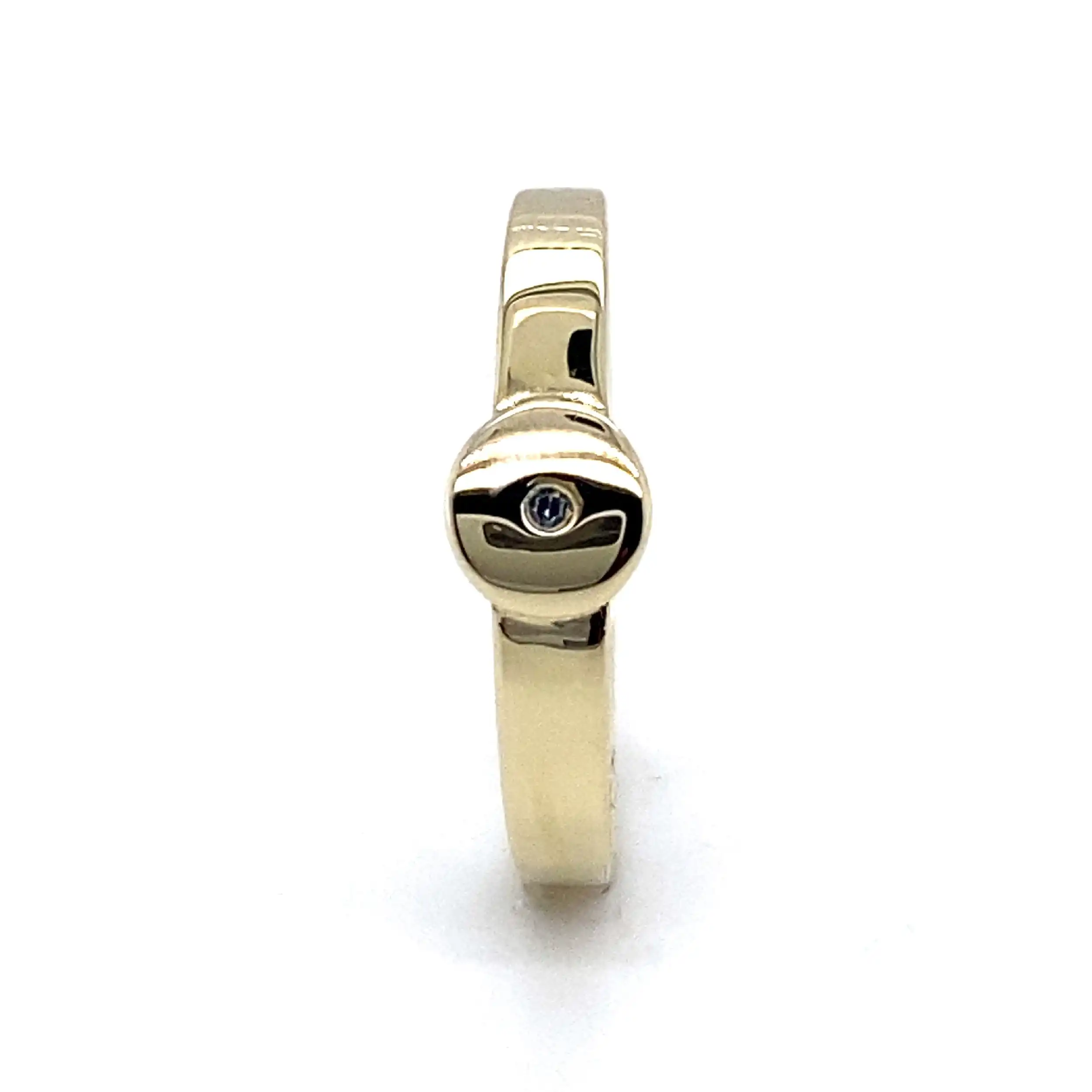 Ring Bicolor mit Brillant Ring Bicolor mit Brillant