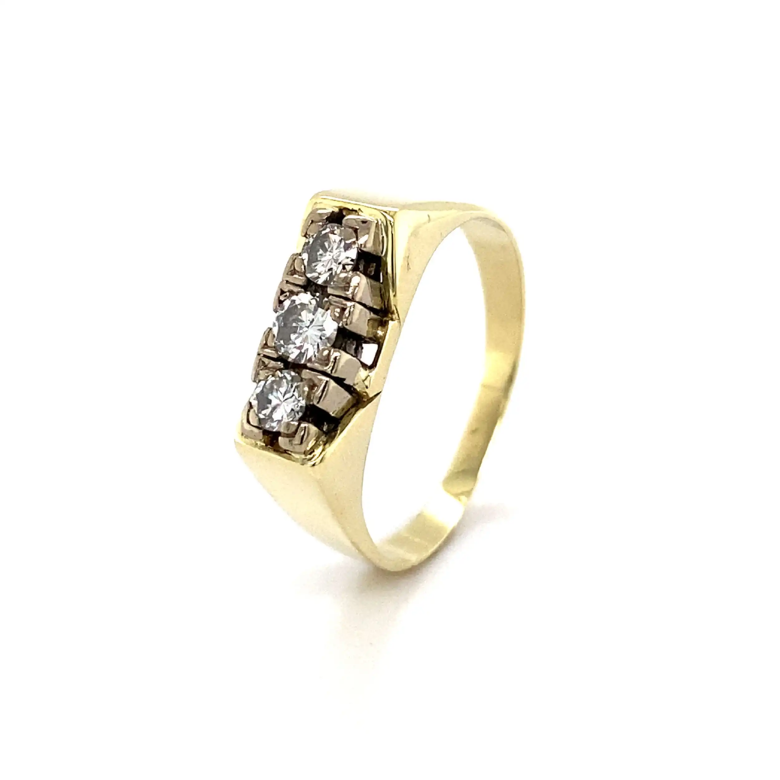 Ring Bicolor mit Brillanten Ring Bicolor mit Brillanten