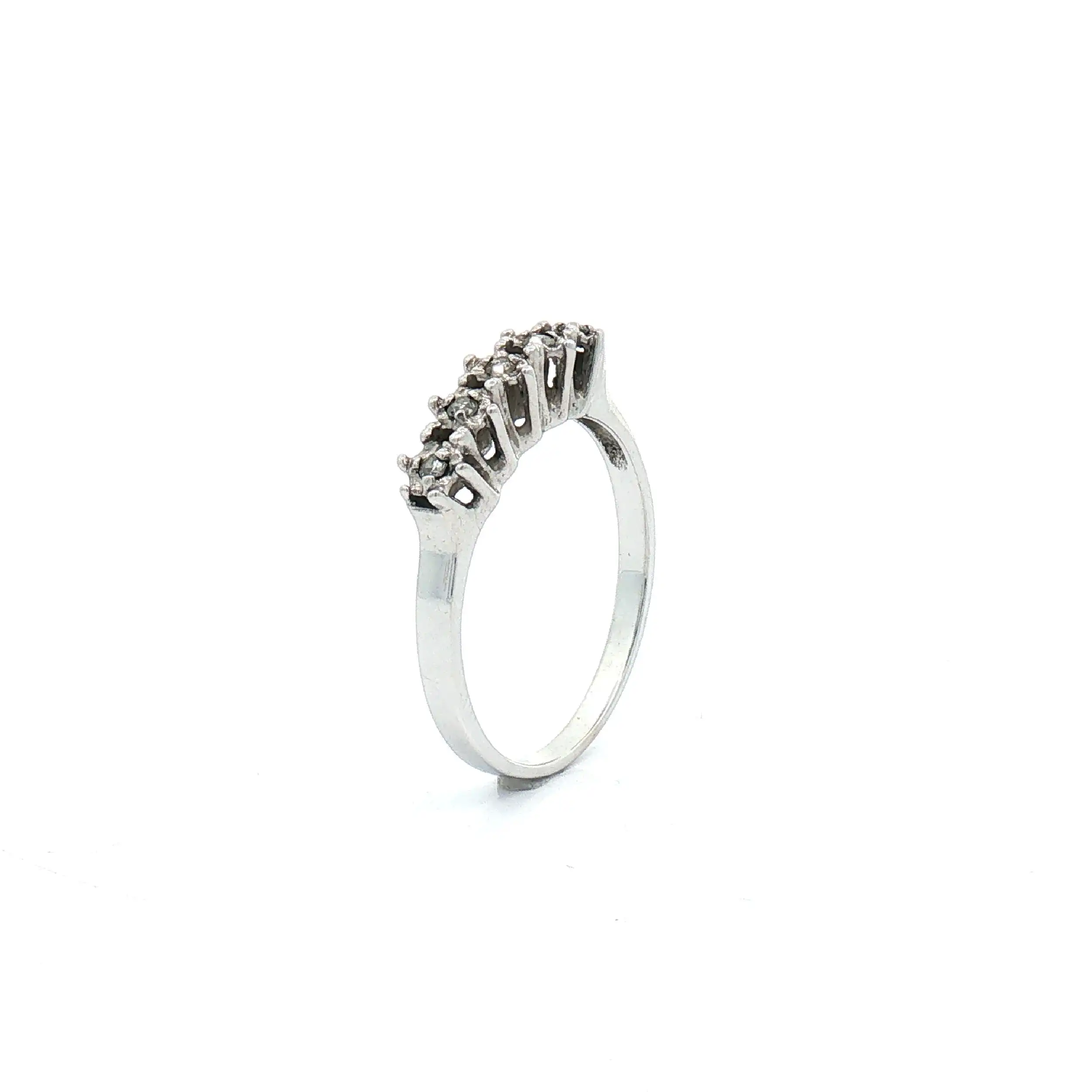 Ring Weißgold mit Brillanten Ring Weißgold mit Brillanten