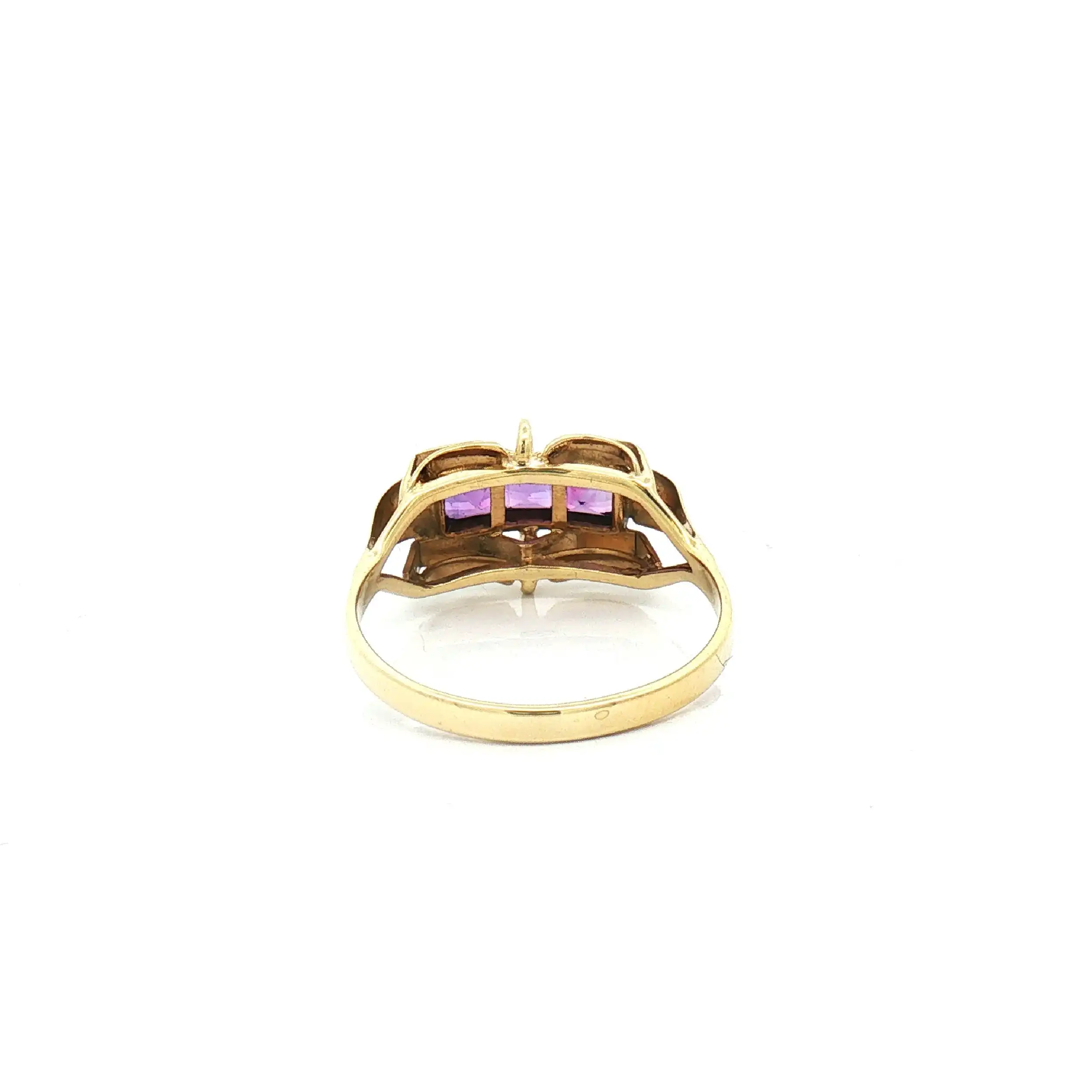 Ring Gelbgold mit Amethyst