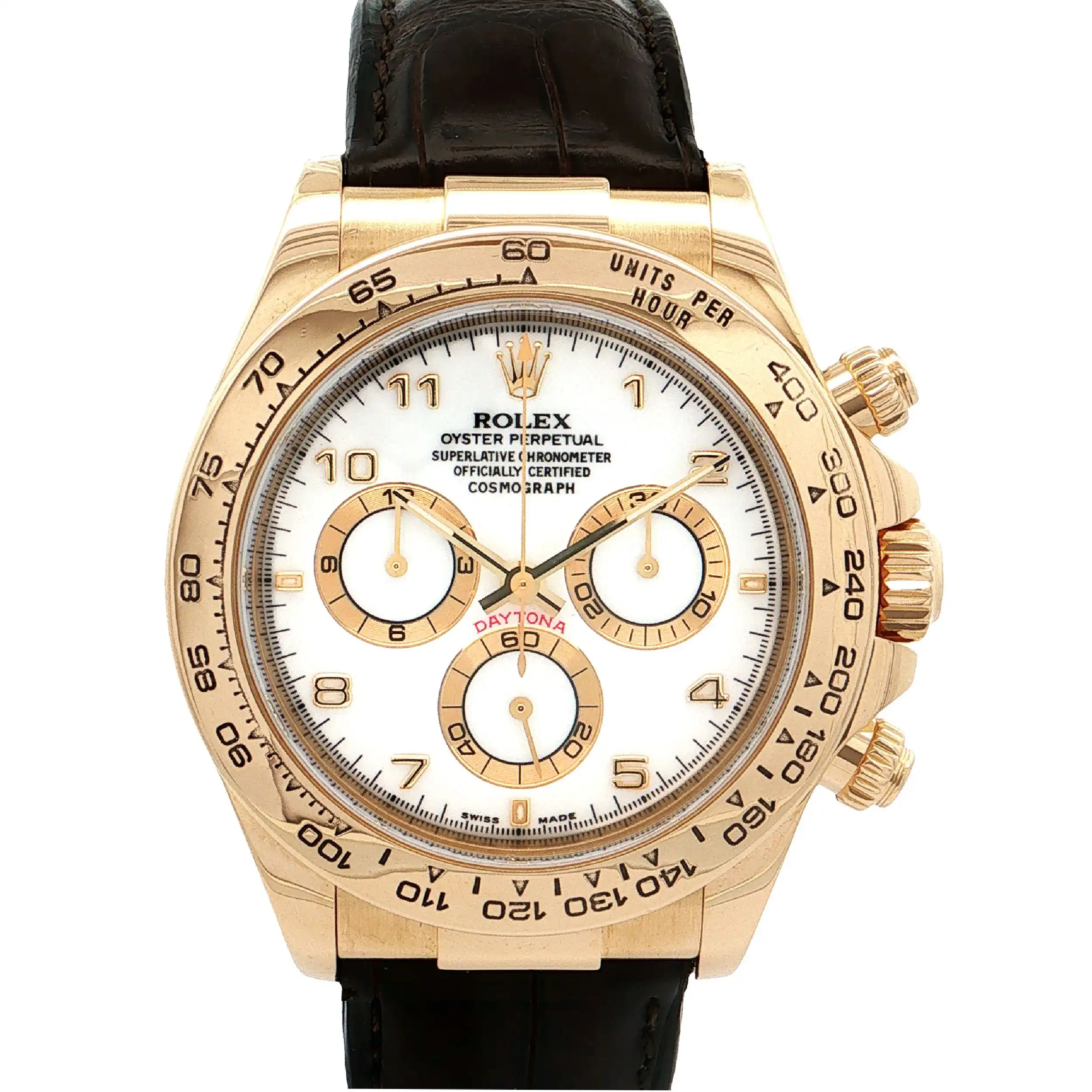 Herrenuhr Rolex Daytona 40mm Ref.116518 (inkl. Kaufquittung)