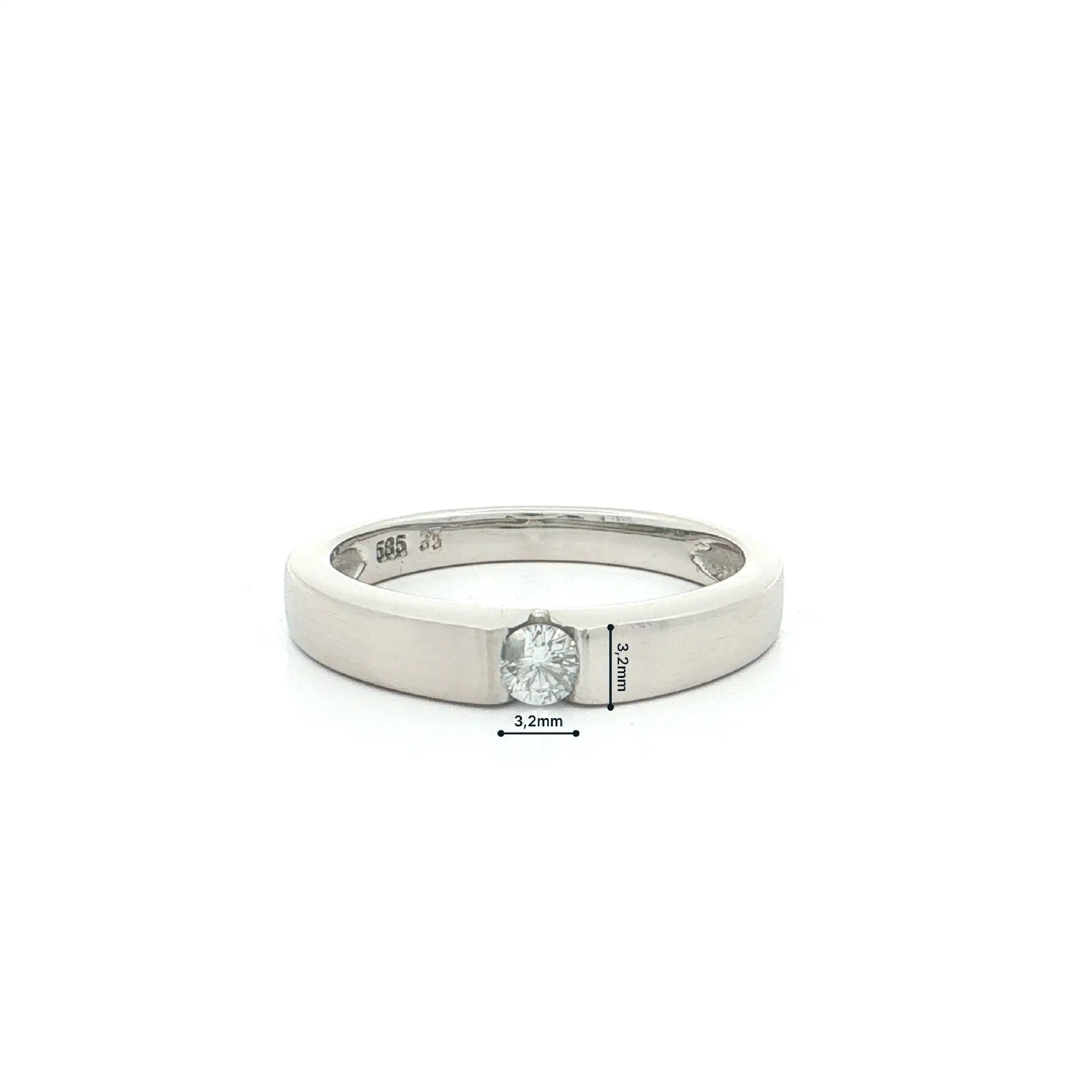 Ring Weißgold mit Brillant