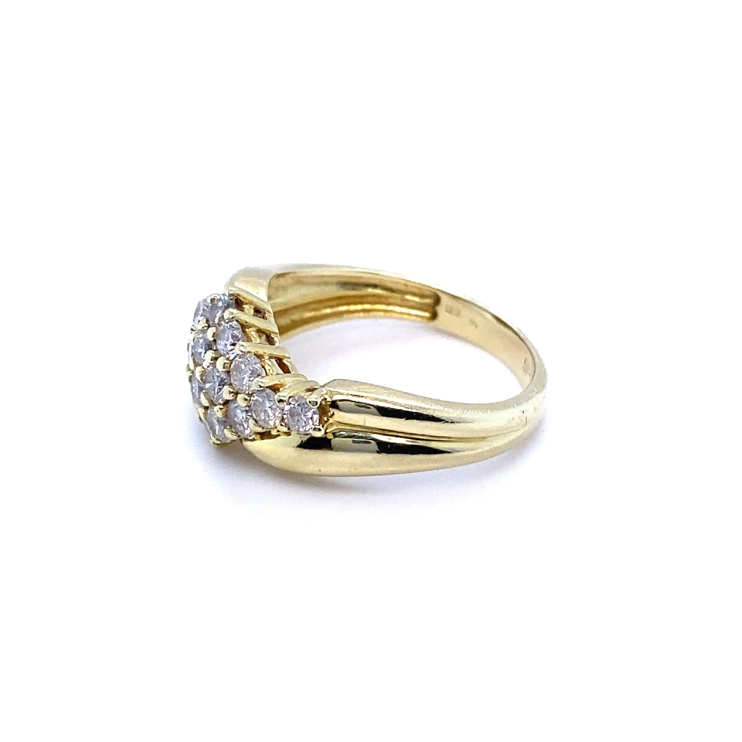 Ring Gelbgold mit Brillanten Ring Gelbgold mit Brillanten