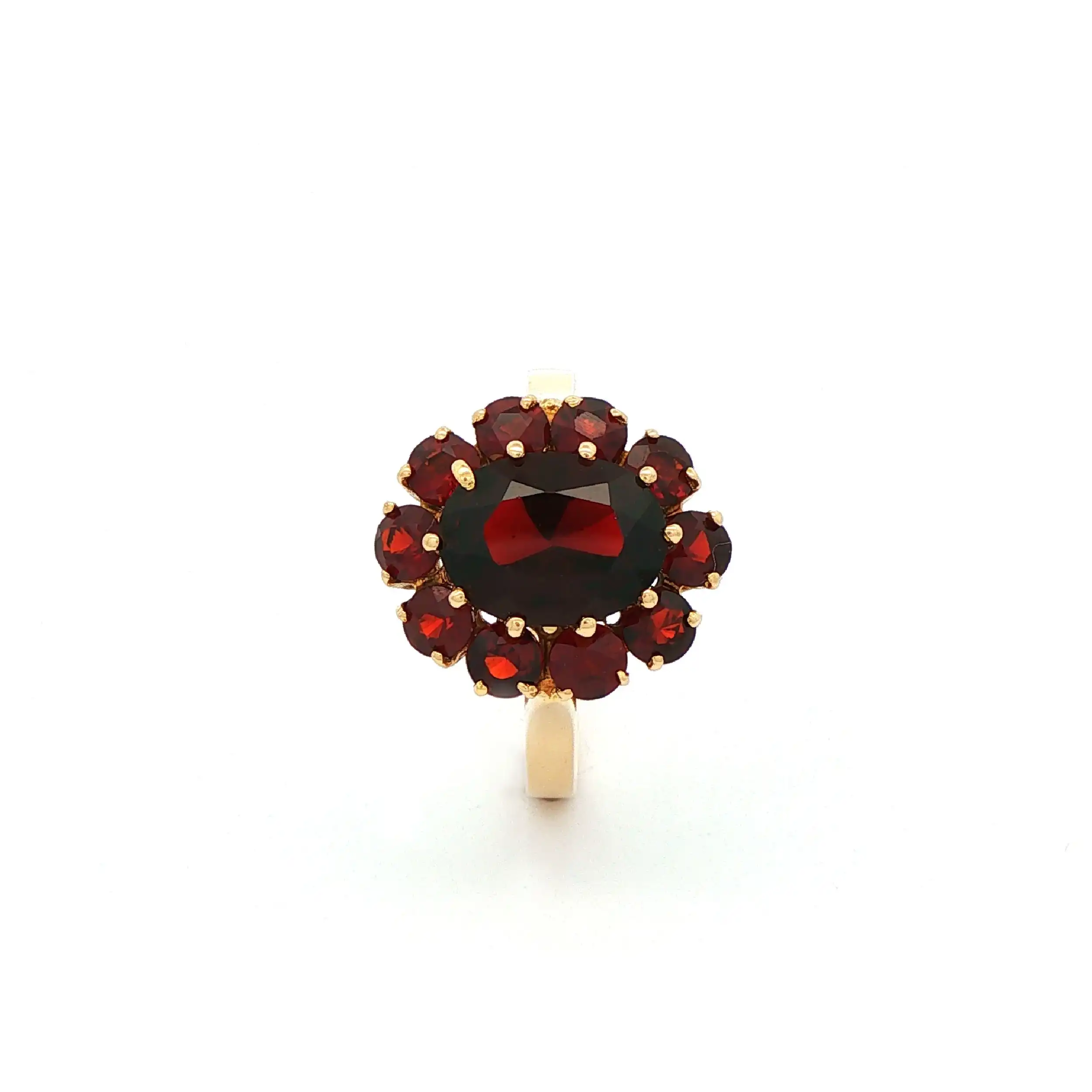Ring Gelbgold mit Granat Ring Gelbgold mit Granat