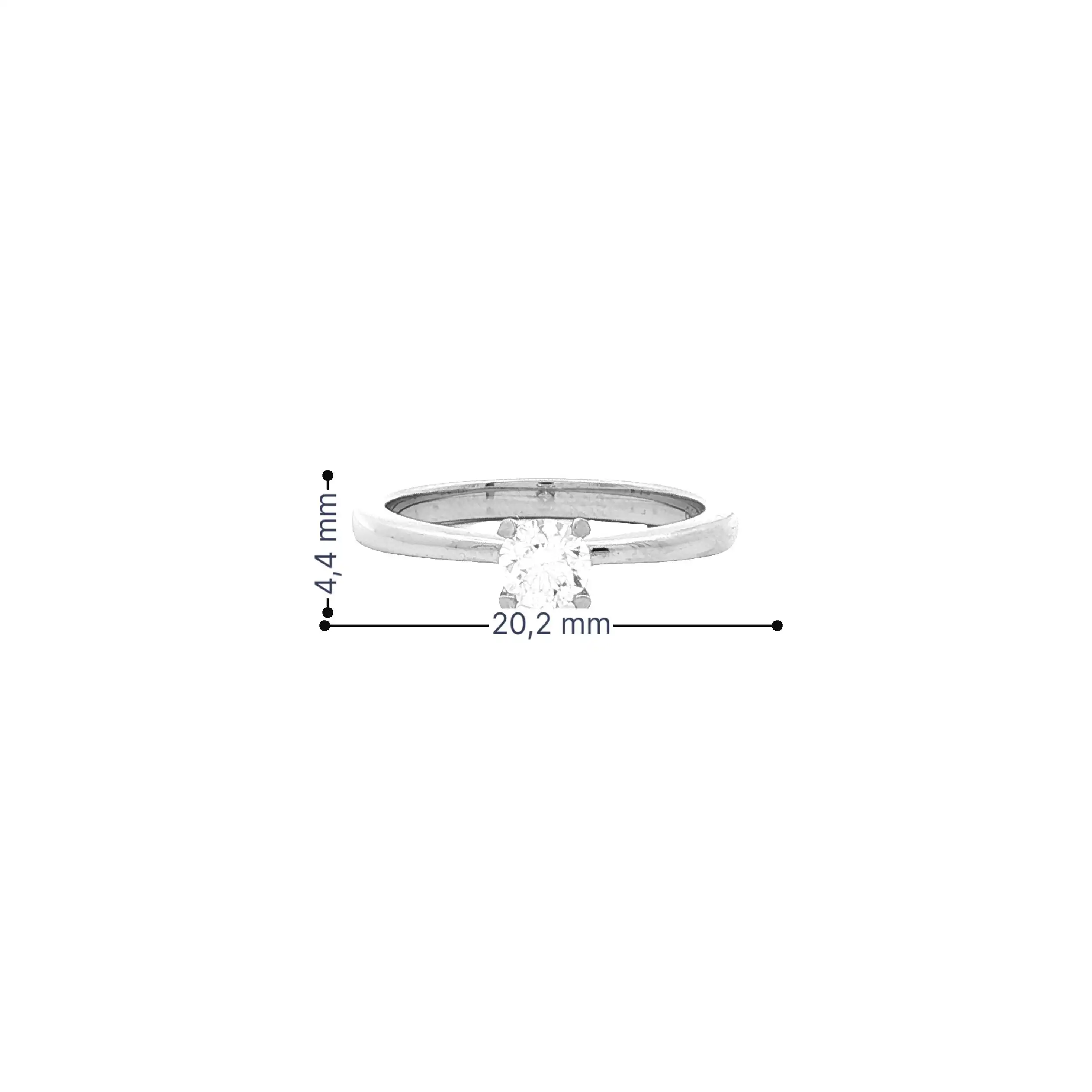 Solitärring Platin mit Brillant Solitärring Platin mit Brillant