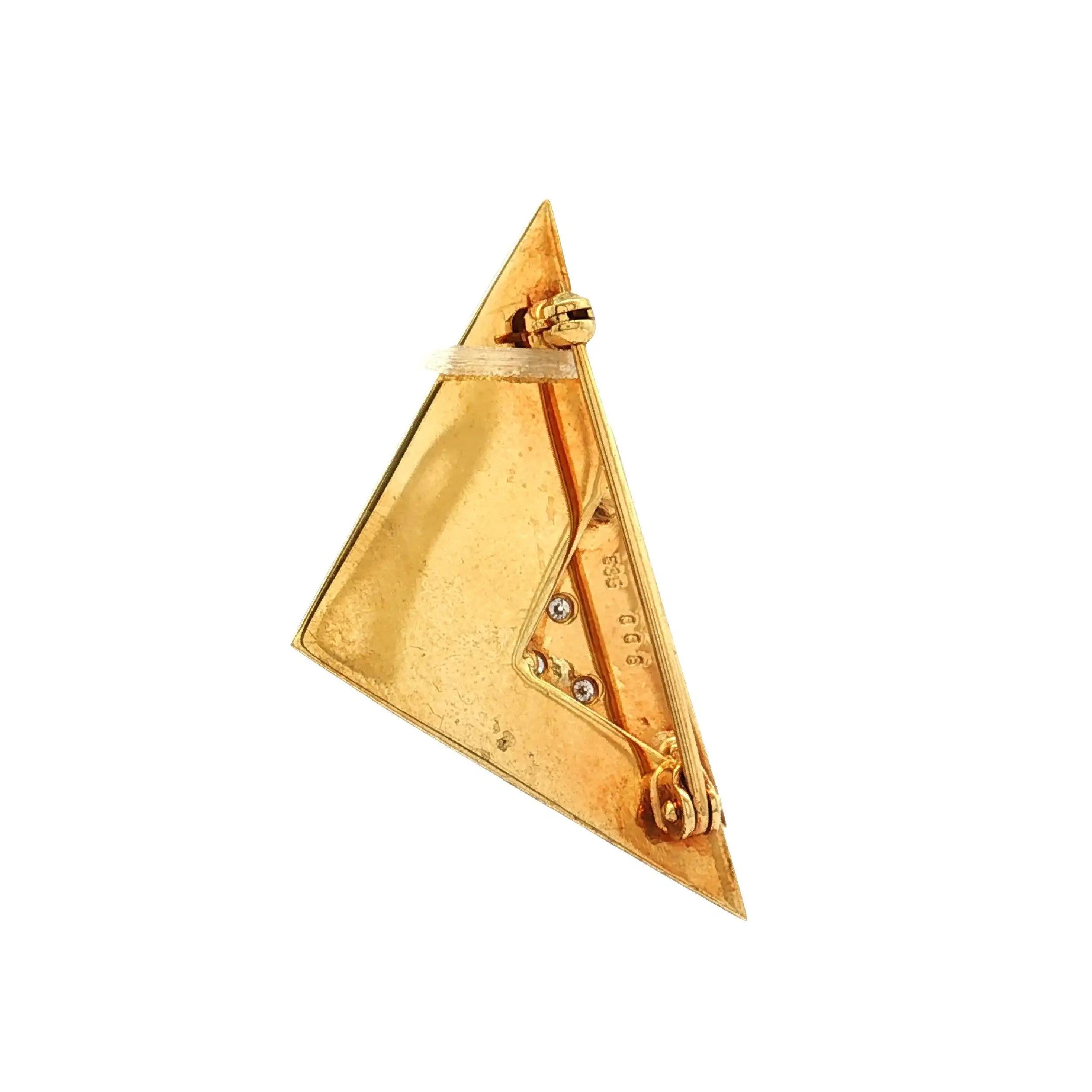Nadel Gelbgold mit Brillanten Nadel Gelbgold mit Brillanten