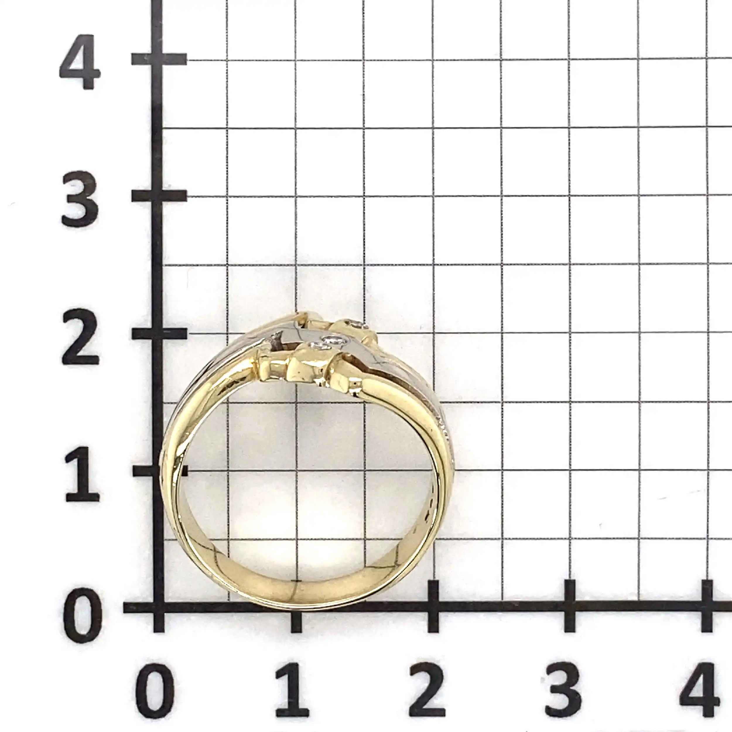 Ring Bicolor mit Brillanten Ring Bicolor mit Brillanten